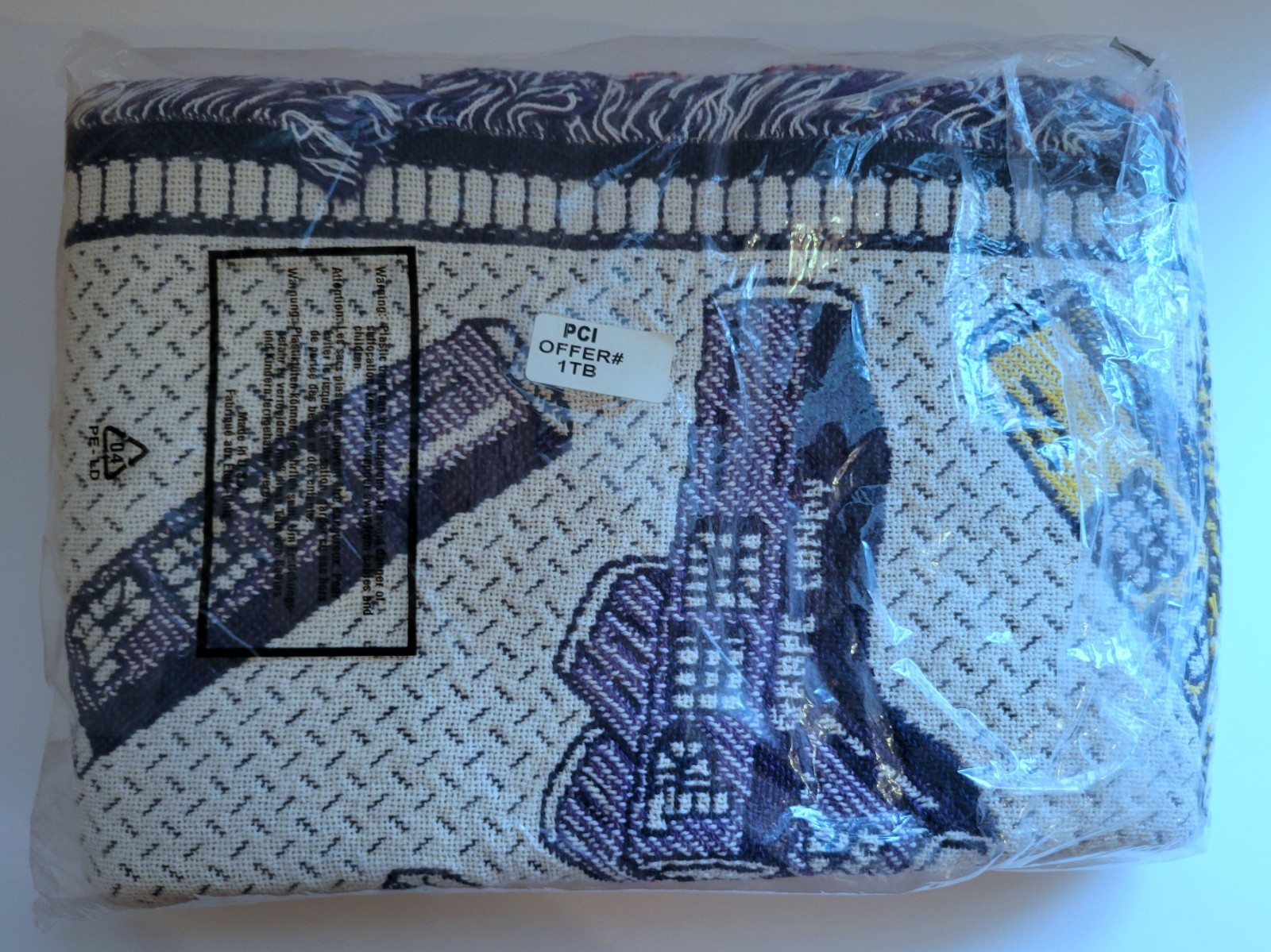 Pez - RARE 100% Cotton Throw Blanket - PCI Offer# 1TB - NEW in Bag Pez - RARE 100% Cotton Throw Blanket - PCI Offer# 1TB - NEW in Bag