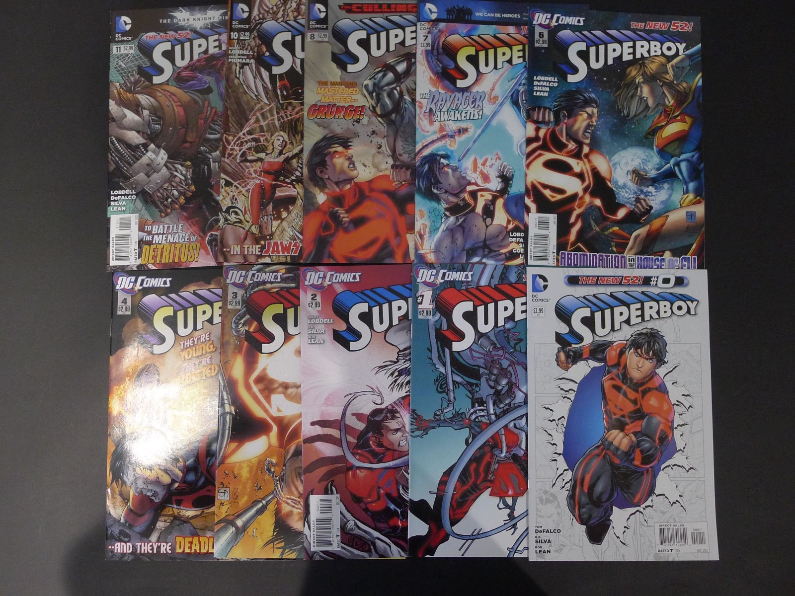 Lot of (10) Comics: Superboy (5th Series) Comics: 0, 1, 2, 3,4, 6, 7, 8, 10, 11 Lot of (10) Comics: Superboy (5th Series) Comics: 0, 1, 2, 3,4, 6, 7, 8, 10, 11