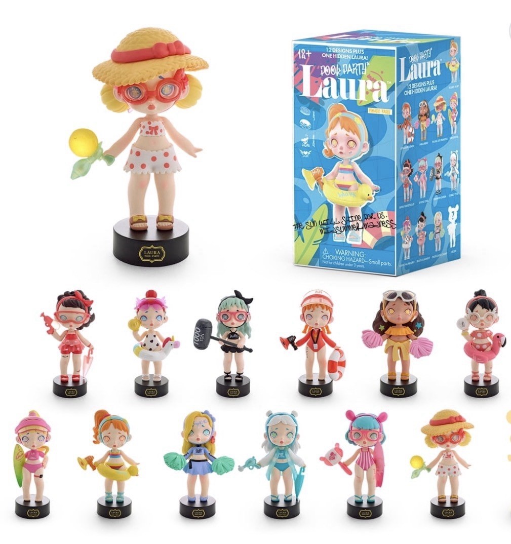 Laura Pool Party Laura Animation Figurine, Boxed Collectible Laura Pool Party Laura Animation Figurine, Boxed Collectible