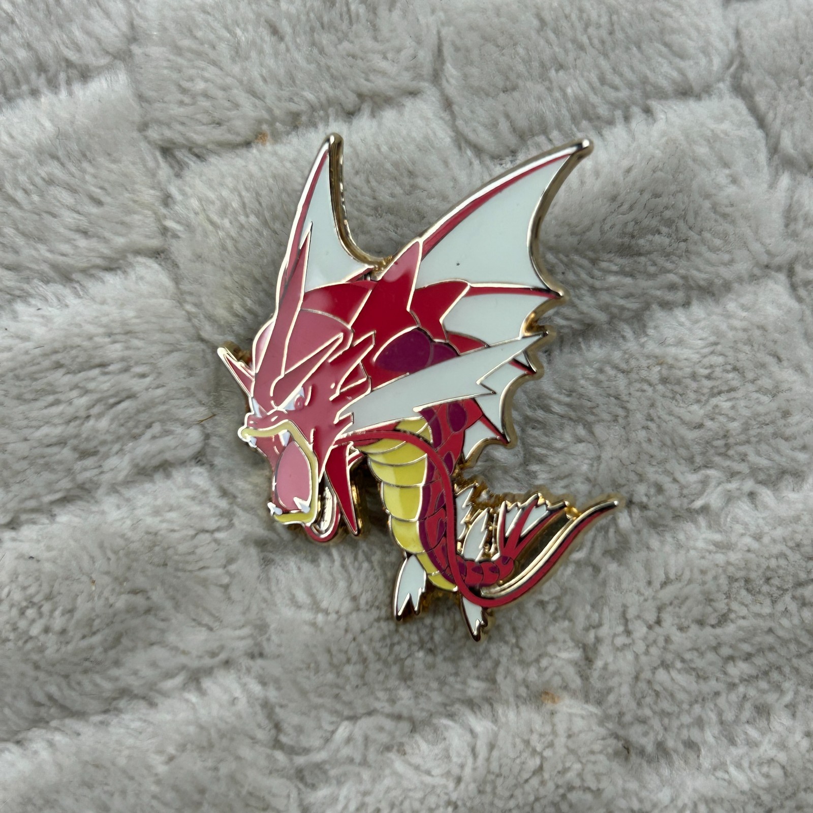 Official Pokémon TCG Shiny Mega Gyarados XY Breakpoint Collectors Enamel Pin Official Pokémon TCG Shiny Mega Gyarados XY Breakpoint Collectors Enamel Pin