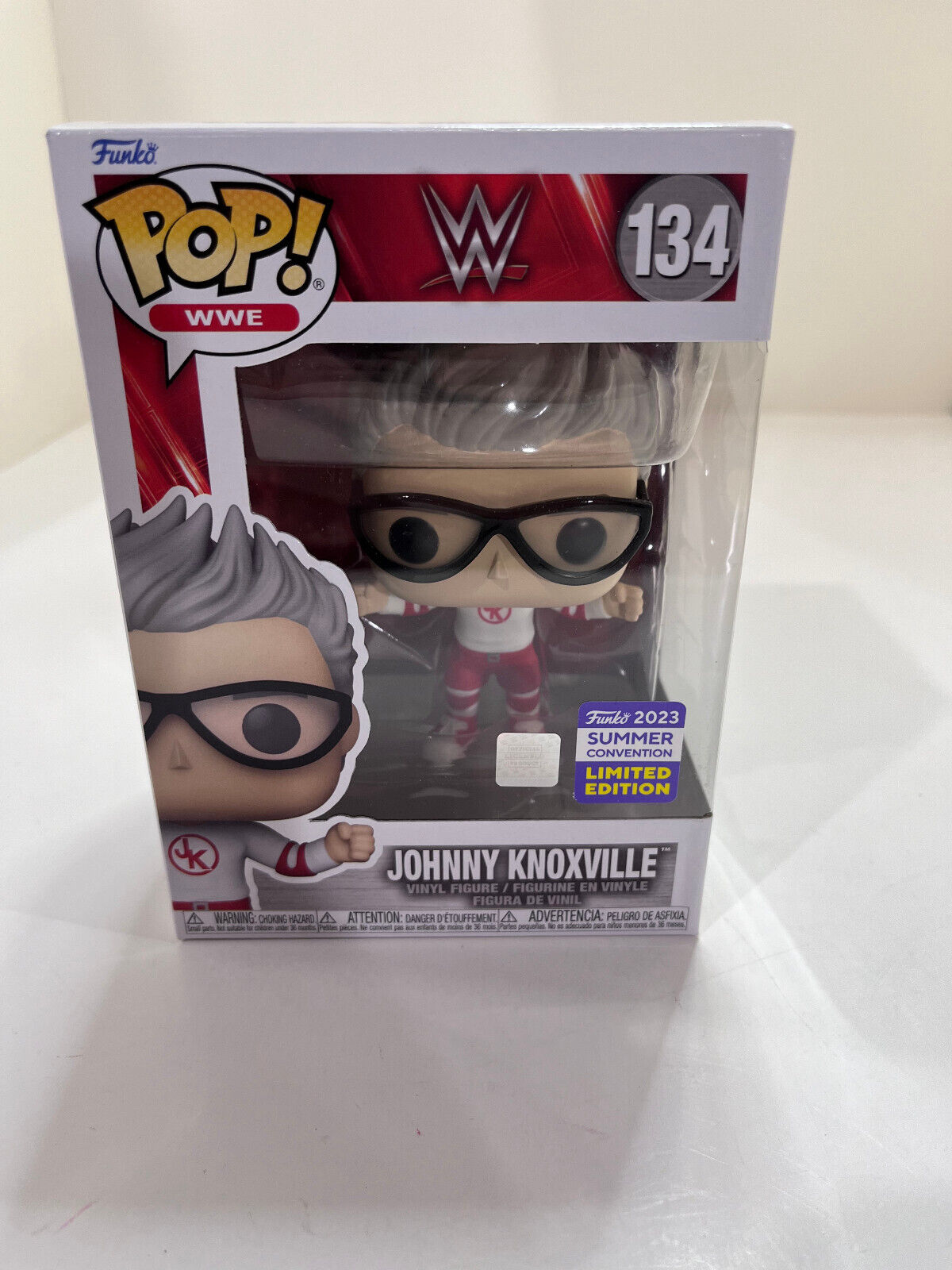 Funko Pop WWE - Johnny Knoxville #134  FUNKO 2023 CONVENTION LIM. EDITION