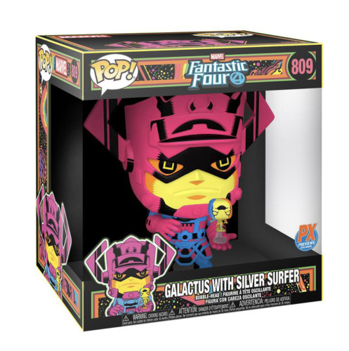 ✅🔥POP JUMBO MARVEL: GALACTUS W/SILVER SURFER BLACKLIGHT 10" - *IN HAND* ✅🔥POP JUMBO MARVEL: GALACTUS W/SILVER SURFER BLACKLIGHT 10" - *IN HAND*