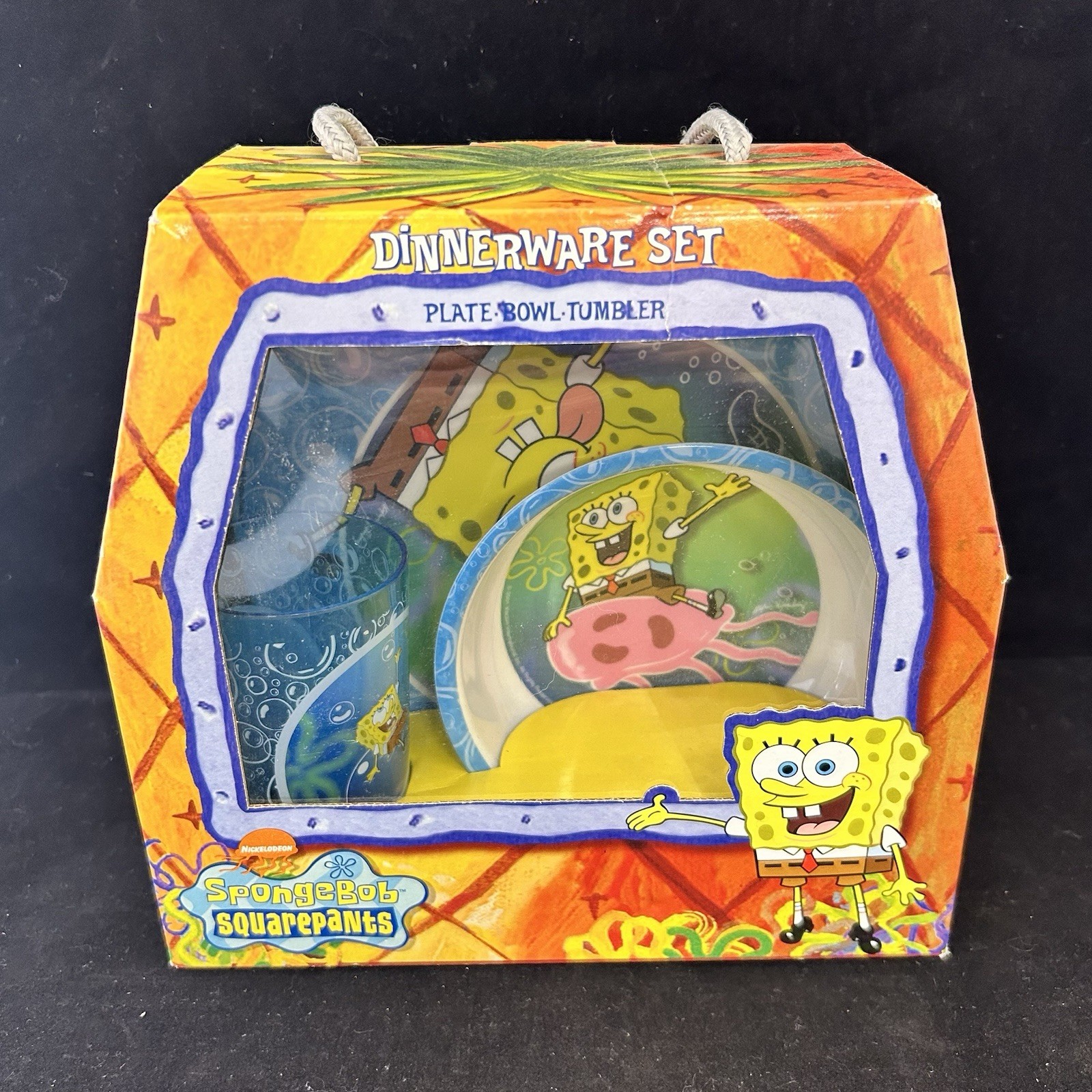 Vintage SpongeBob SquarePants Dinnerware Set 2002 NEW IN BOX Vintage SpongeBob SquarePants Dinnerware Set 2002 NEW IN BOX