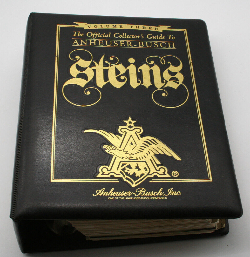 The Official Collector’s Guide To Anheuser-Busch Steins Vol. 3 w/ Updates