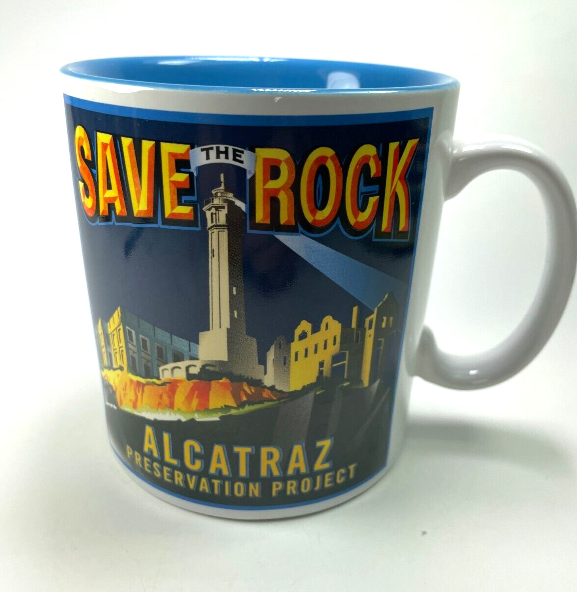 Save The Rock Mug Alcatraz Preservation Project Golden Gate National Parks B34