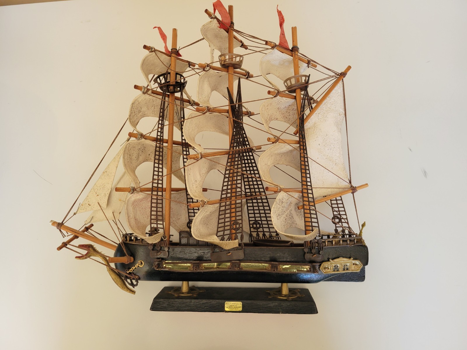 VINTAGE FRAGATA ESPANOLA ANO 1780 Spanish Naval War Ship Wood Replica VINTAGE FRAGATA ESPANOLA ANO 1780 Spanish Naval War Ship Wood Replica