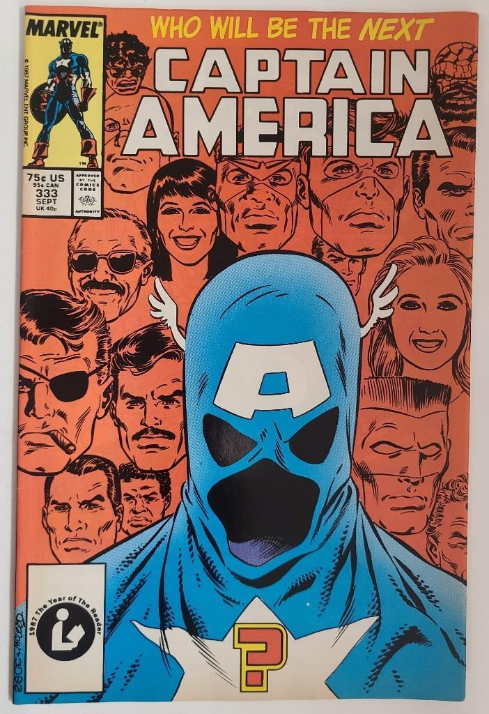 Captain America #333 Comic Book NM