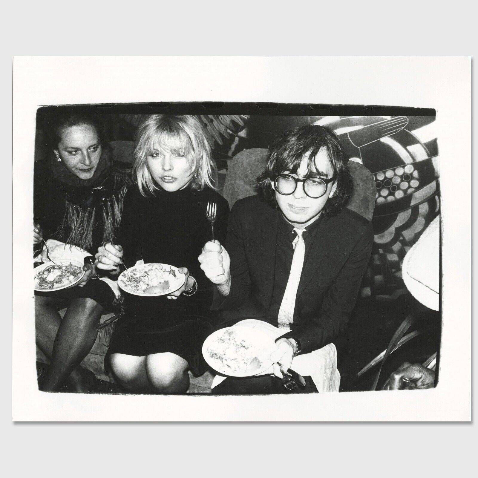 Andy Warhol Rare Original 1980 Debbie Harry, Chris Stein and More Photo FL08.011