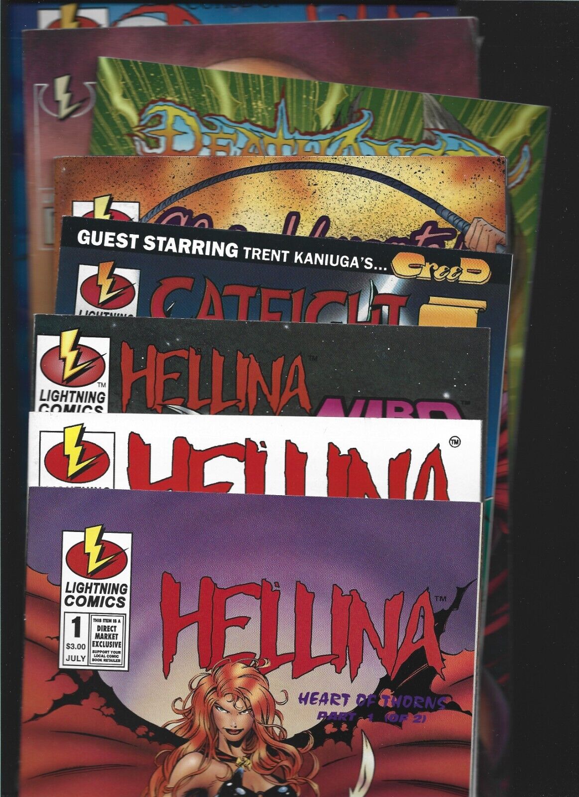 Bad Girl Lot Hellina Pin-Up Special Nira X Catfight etc Lightning Comics