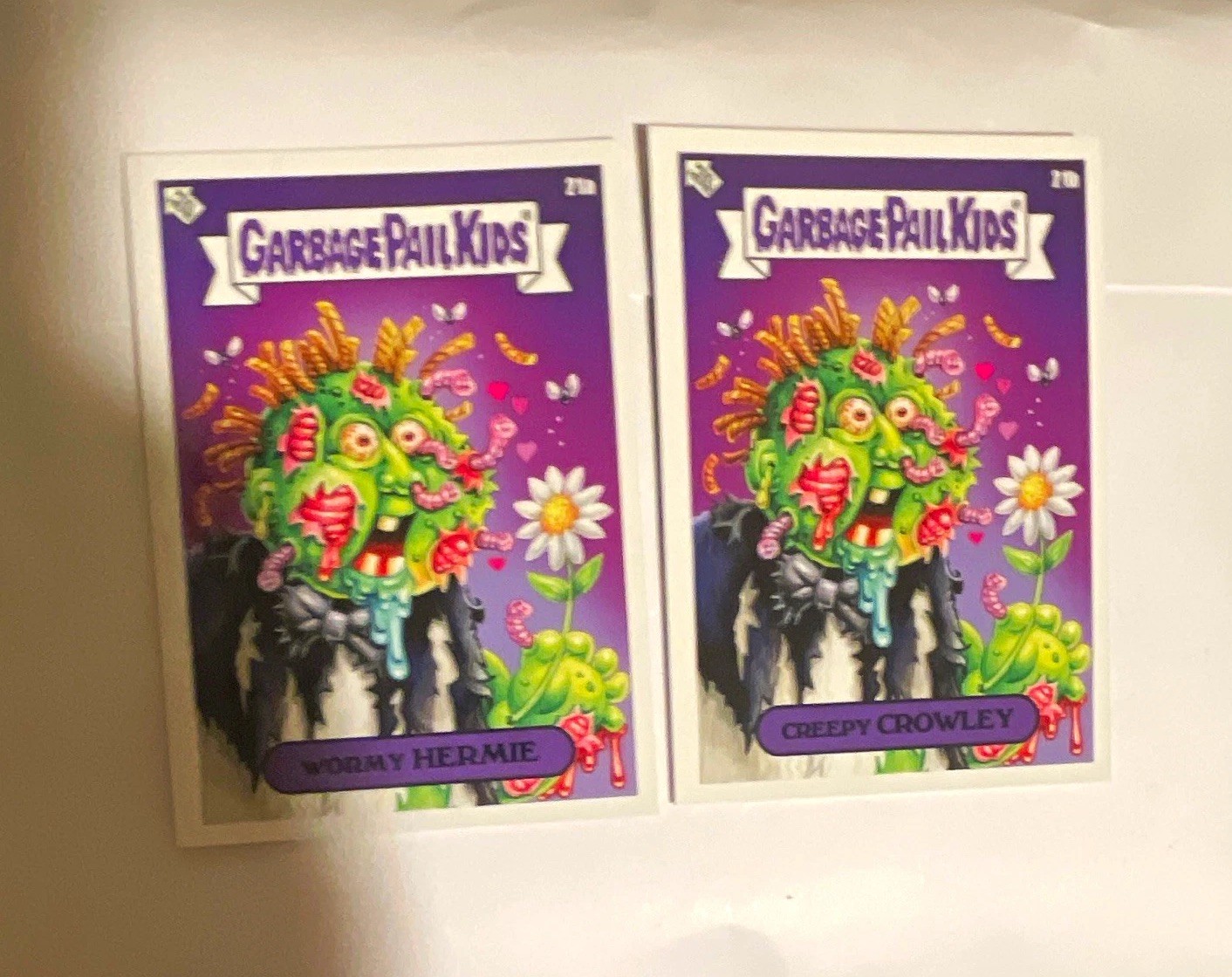 Garbage Pail Kids Non-Sport Trading Card Lot 11 Wormy Hermie Cici Sick