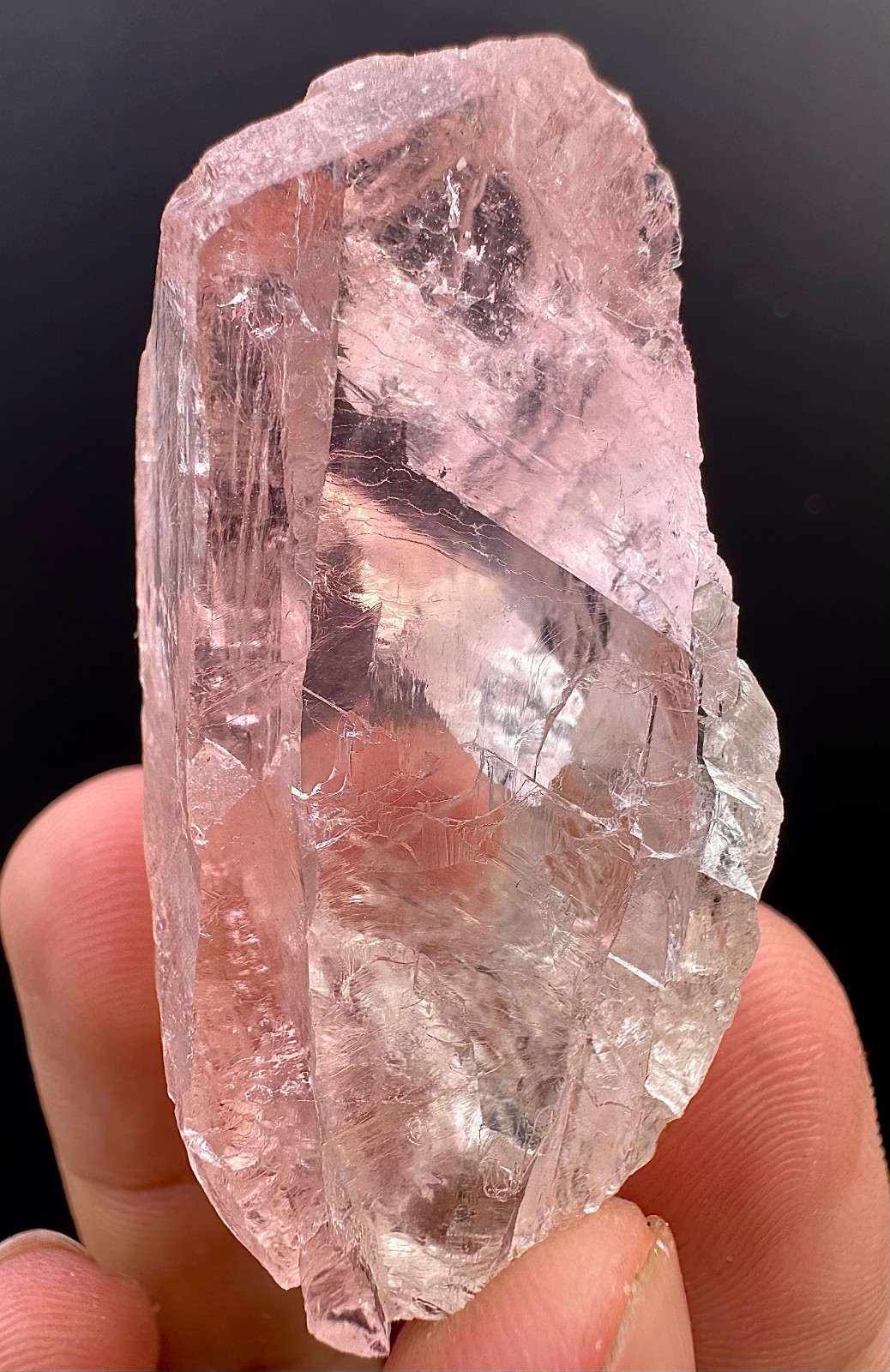 Rare Pink Fluorite Crystal From Gilgit , Pakistan Rare Pink Fluorite Crystal From Gilgit , Pakistan