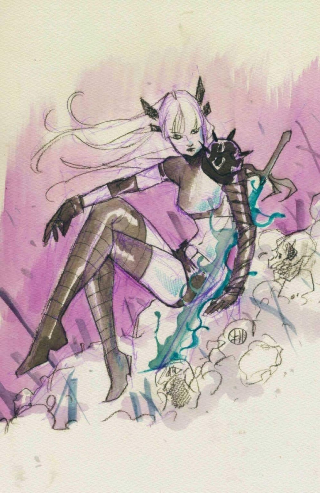 X of Swords Creation #1 Peach Momoko NYCC Virgin Sketch Magik - NM- or Better X of Swords Creation #1 Peach Momoko NYCC Virgin Sketch Magik - NM- or Better
