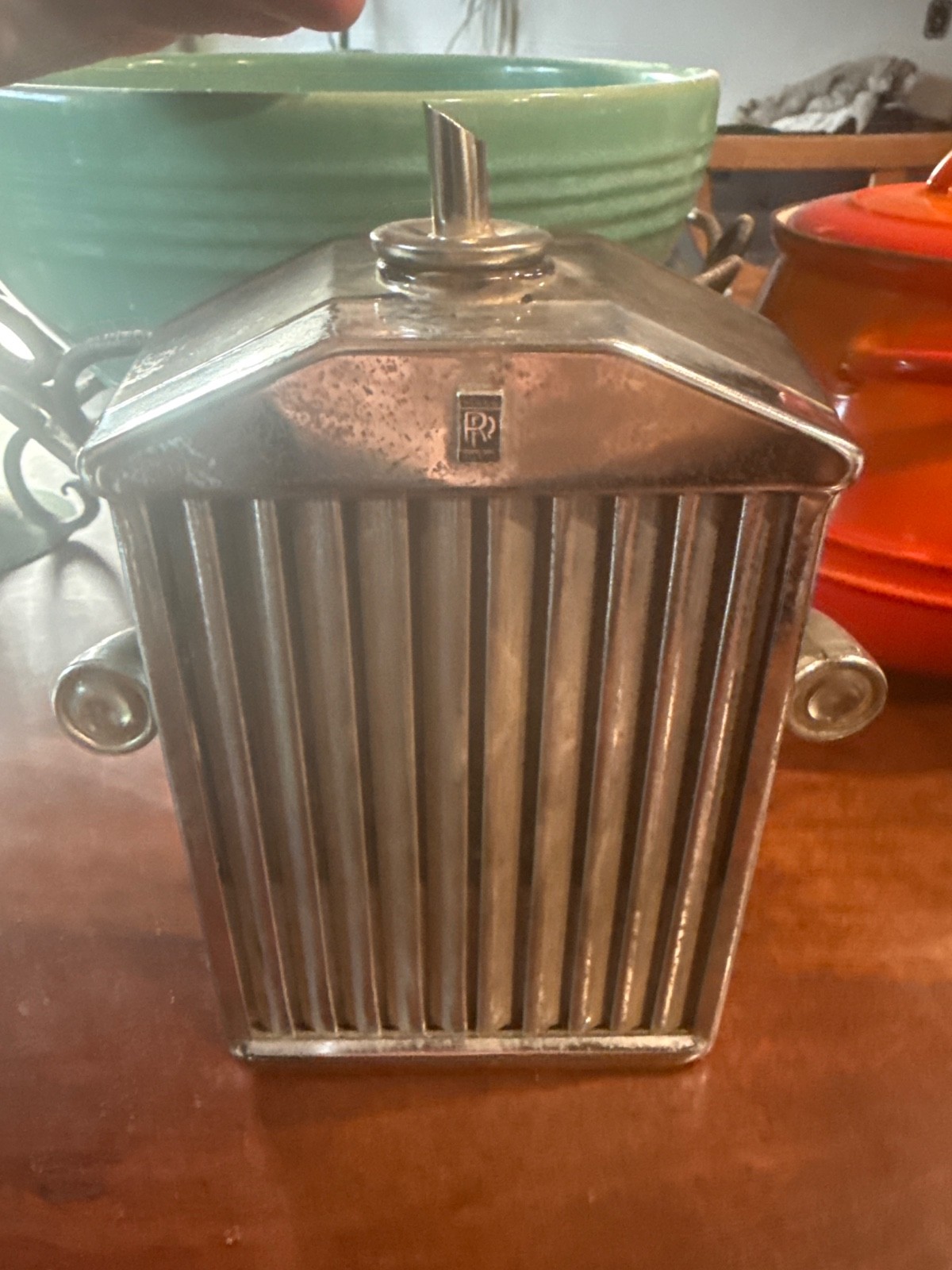 Rolls Royce Vintage Ruddspeed LTD Chrome Radiator Grill Flask Decanter Barware Rolls Royce Vintage Ruddspeed LTD Chrome Radiator Grill Flask Decanter Barware