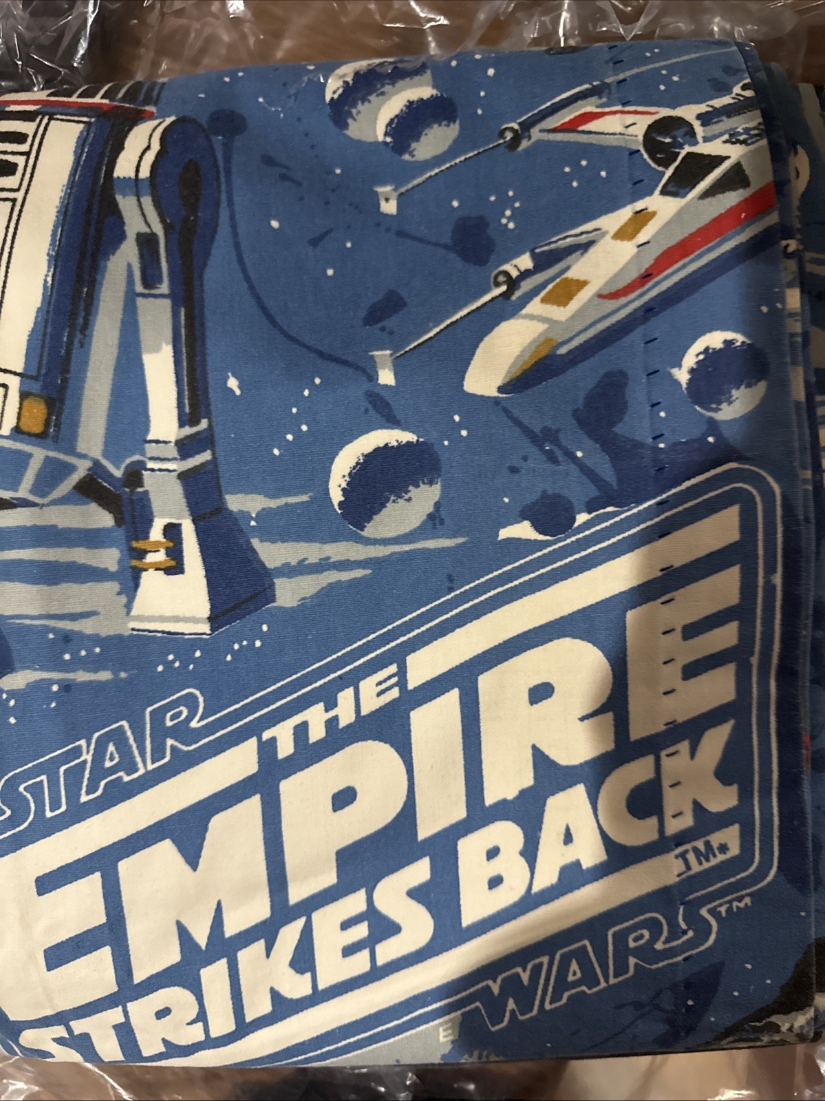 2 Vintage 1979 JC Penny Star Wars ESB Pleated Curtain Panels 39X80” RARE 2 Vintage 1979 JC Penny Star Wars ESB Pleated Curtain Panels 39X80” RARE