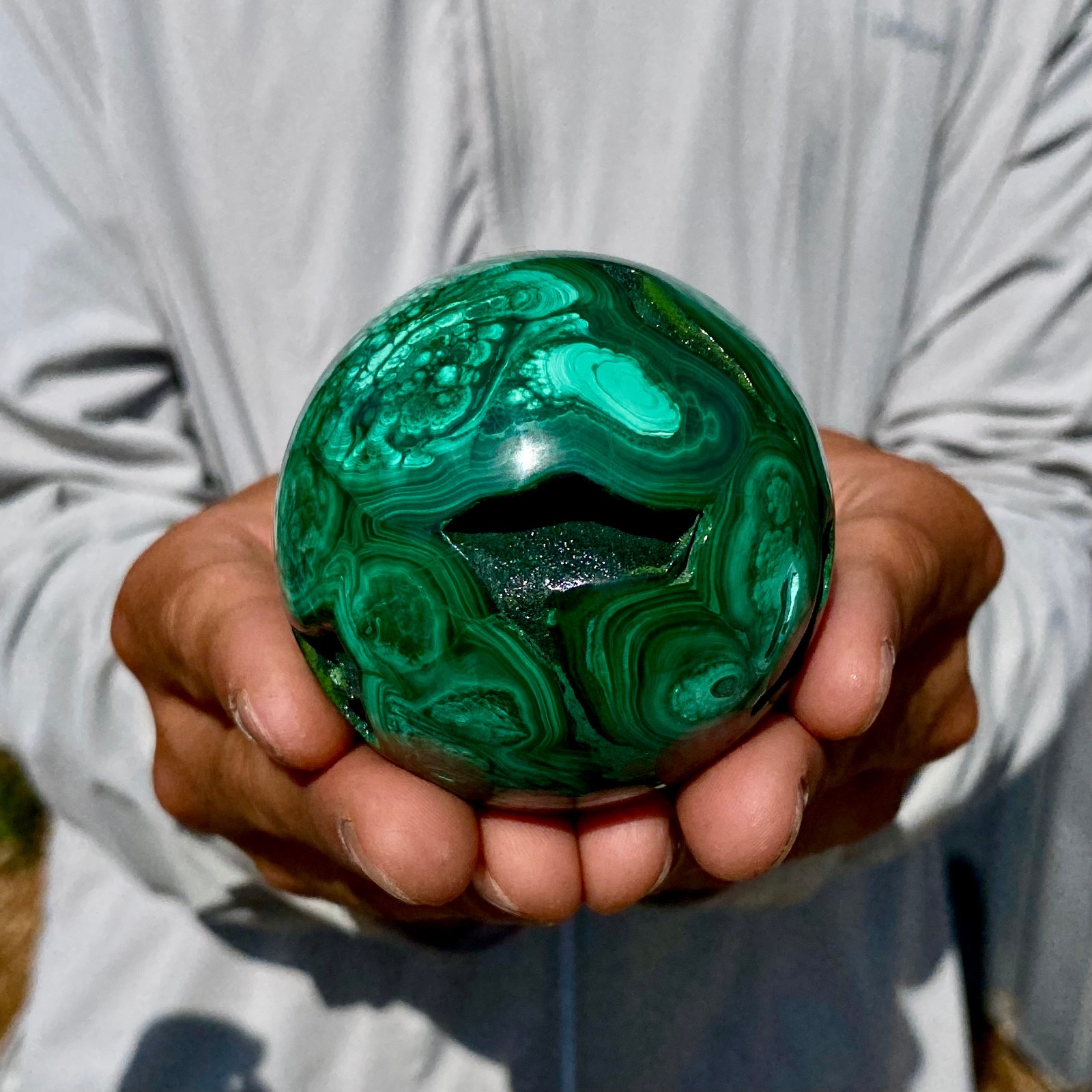 430G Rare Natural Malachite quartz hand Carved sphere Crystal Healing Gem ball 430G Rare Natural Malachite quartz hand Carved sphere Crystal Healing Gem ball