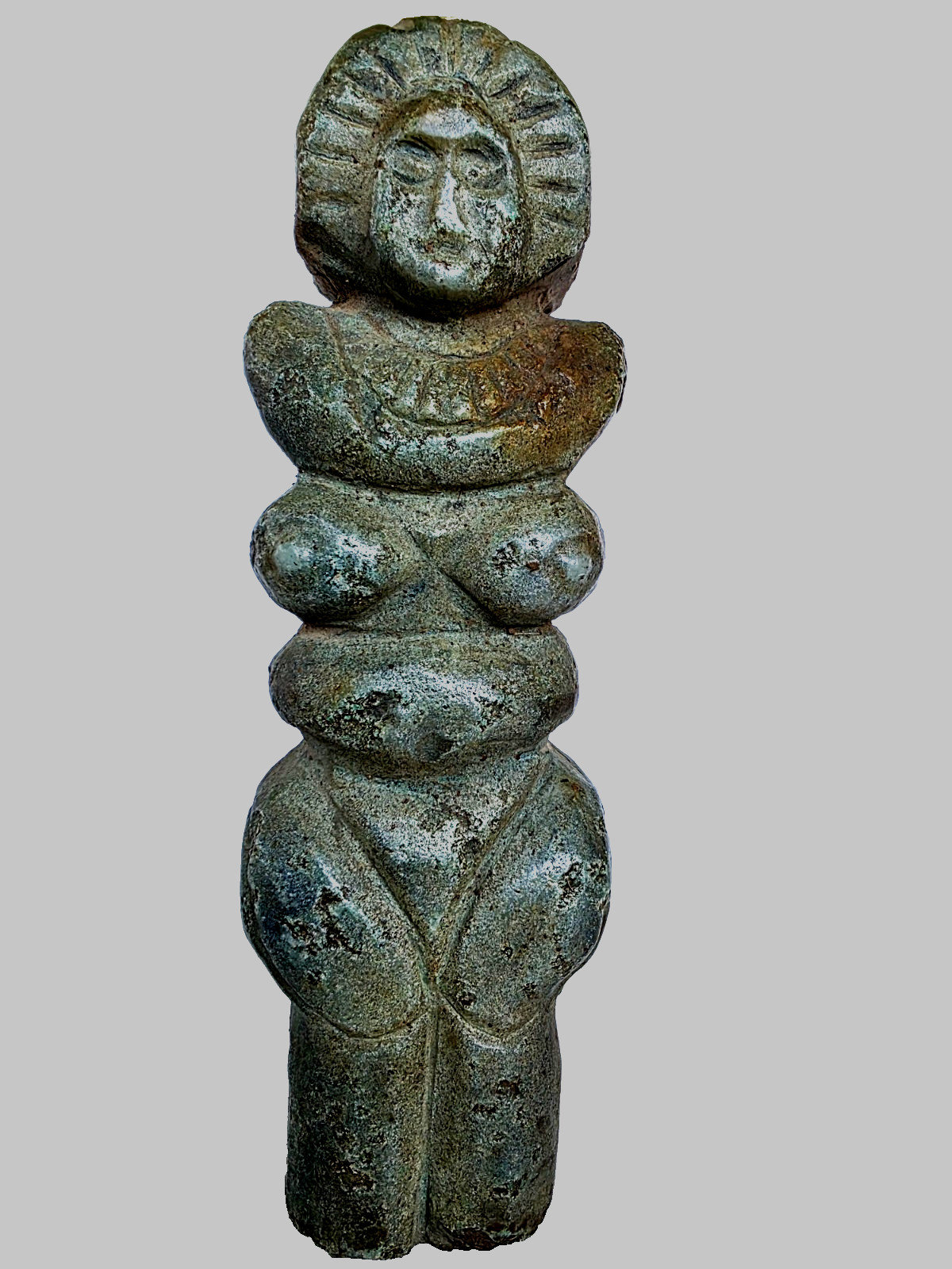 3000 BC Ancient Neolithic, Prehistoric Carved Stone Statue Mother Goddess Idol 3000 BC Ancient Neolithic, Prehistoric Carved Stone Statue Mother Goddess Idol