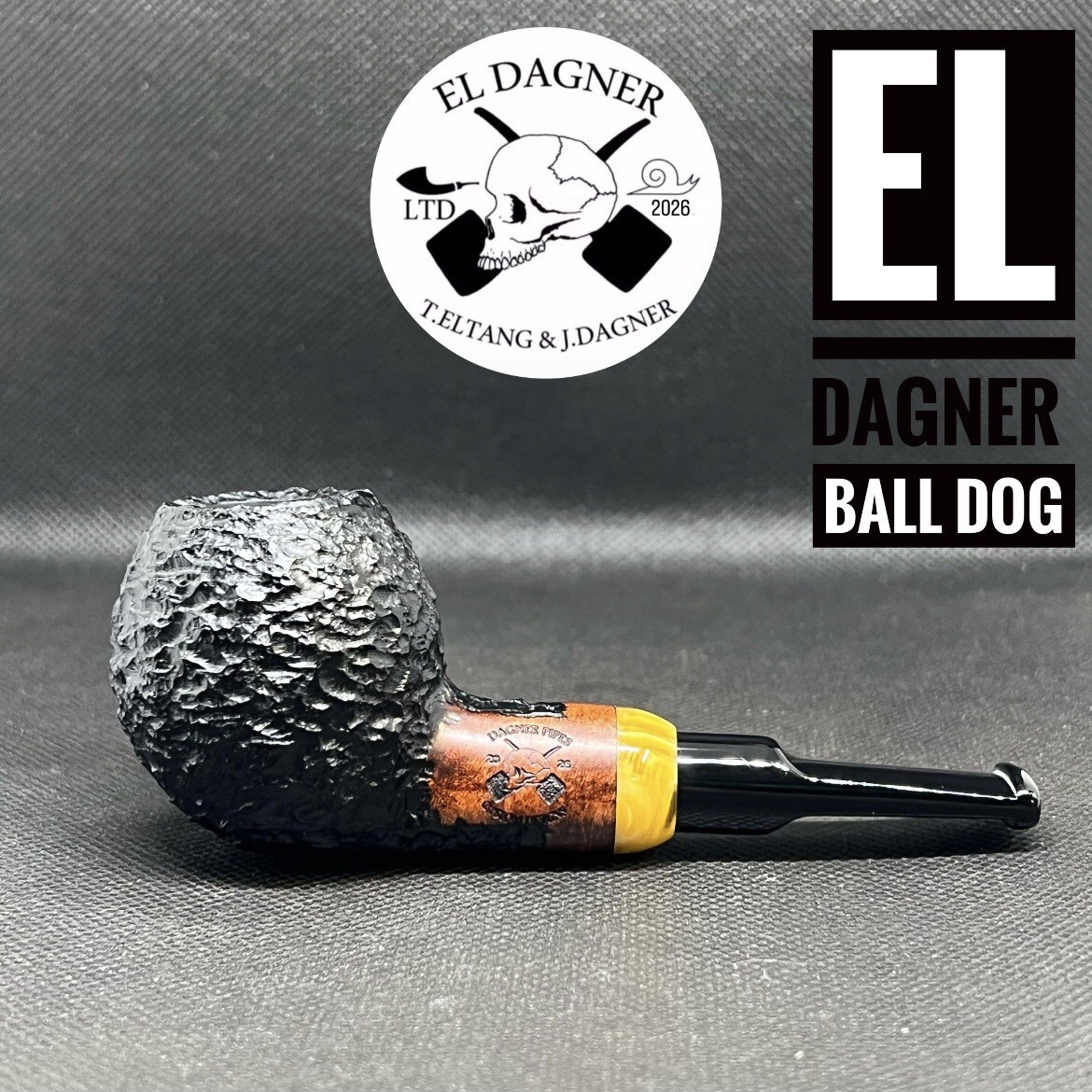 Dagner Pipes Custom Design BLACK EL DAGNER 2026 Tobacco Pipe Briar New Unsmoked Dagner Pipes Custom Design BLACK EL DAGNER 2026 Tobacco Pipe Briar New Unsmoked