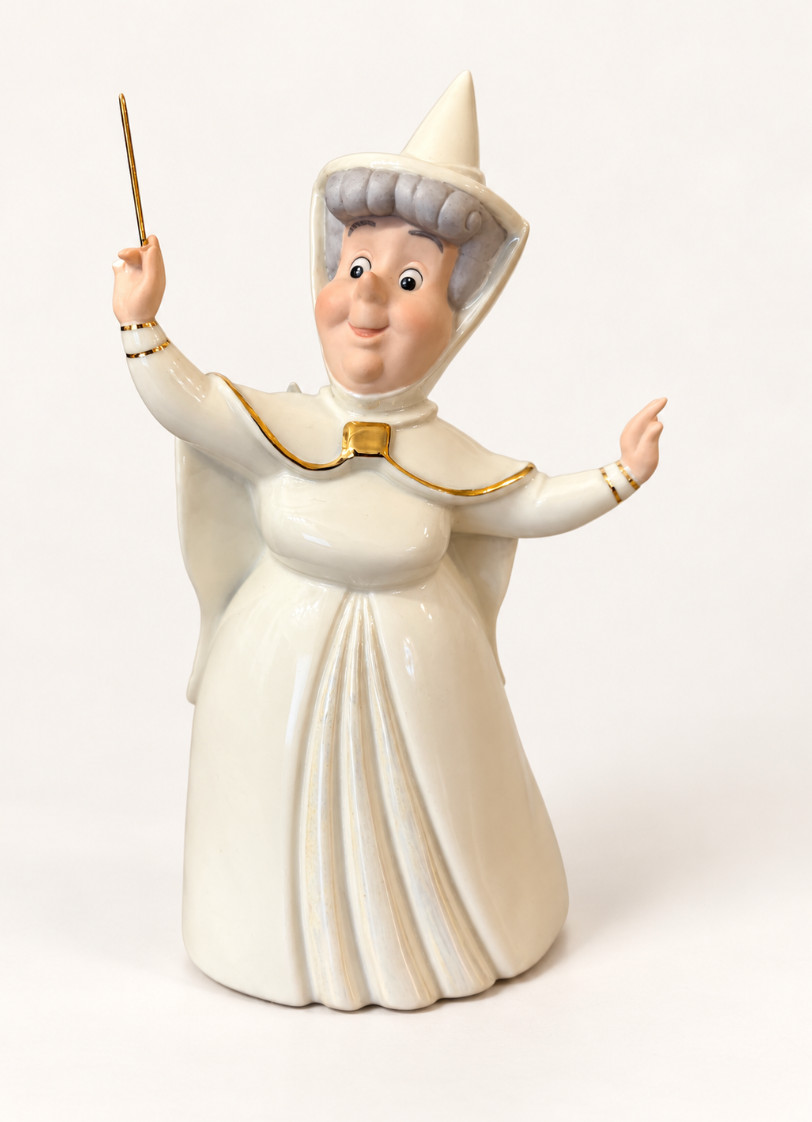 Lenox Disney Showcase Flora Sleeping Beauty Fairy Figurine Wand Please Read Lenox Disney Showcase Flora Sleeping Beauty Fairy Figurine Wand Please Read