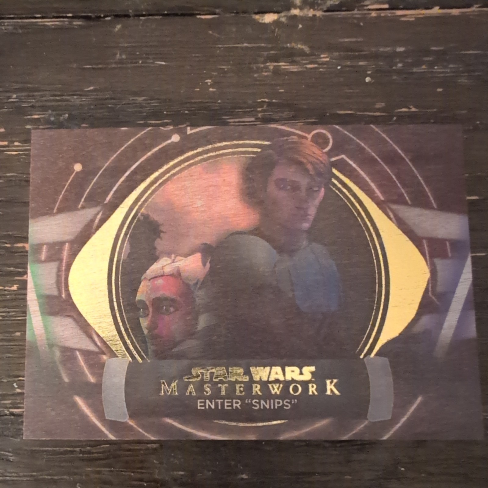 2024 Topps Star Wars Masterwork Enter Snips Wood /10 Journey Of Ahsoka Anakin 2024 Topps Star Wars Masterwork Enter Snips Wood /10 Journey Of Ahsoka Anakin
