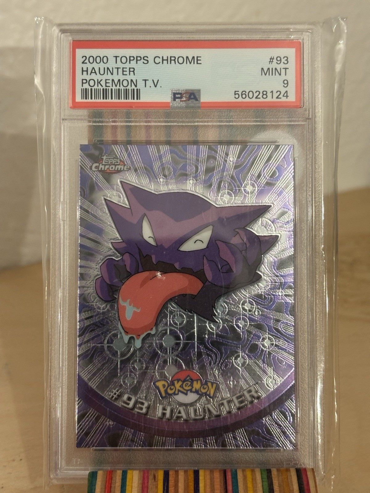 2000 Topps Chrome Pokemon Haunter T.V. #93 PSA 9 - Low Pop 2000 Topps Chrome Pokemon Haunter T.V. #93 PSA 9 - Low Pop