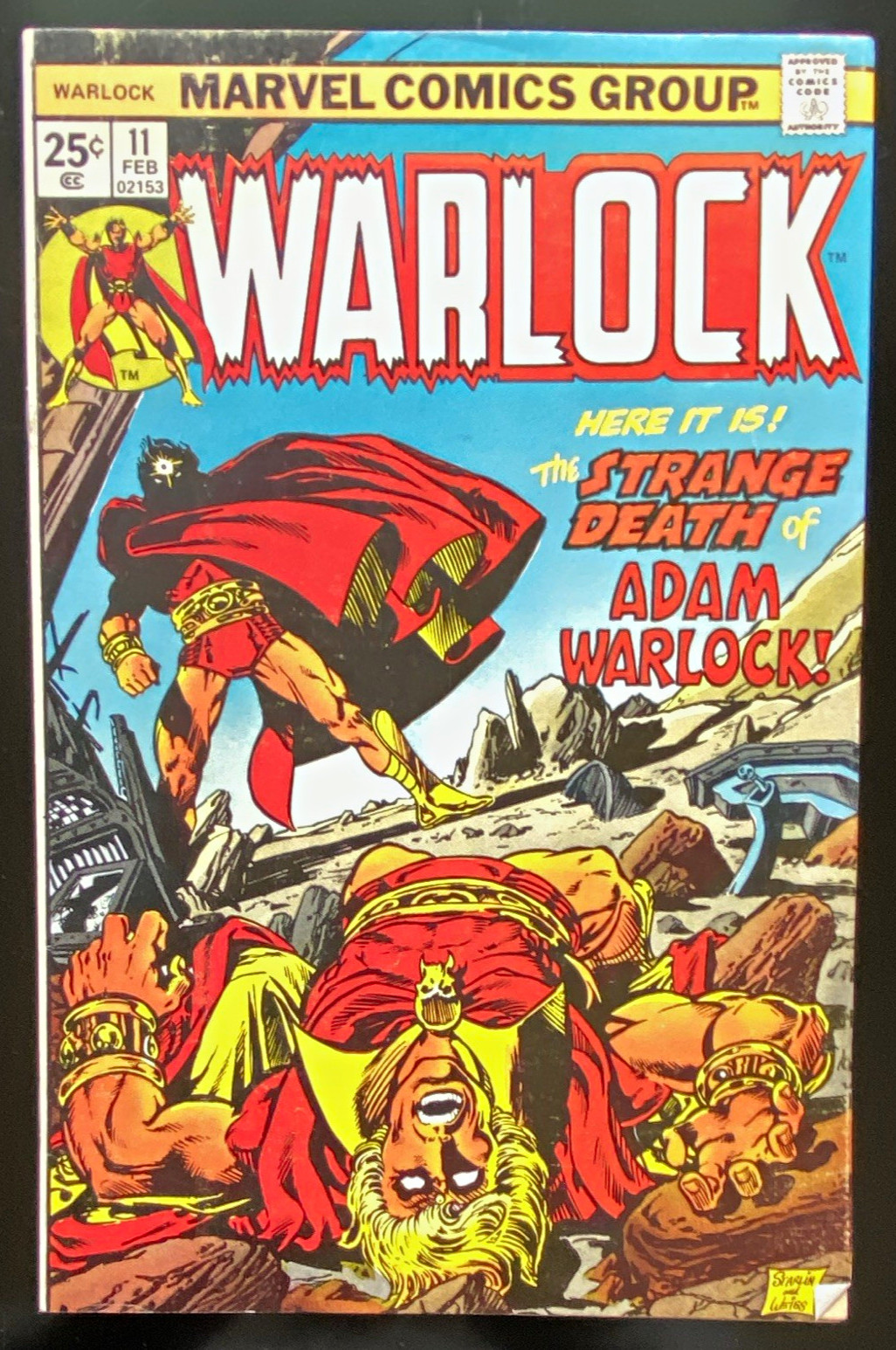 Warlock 11    Thanos  Appearance  Jim Starlin Cover and Art