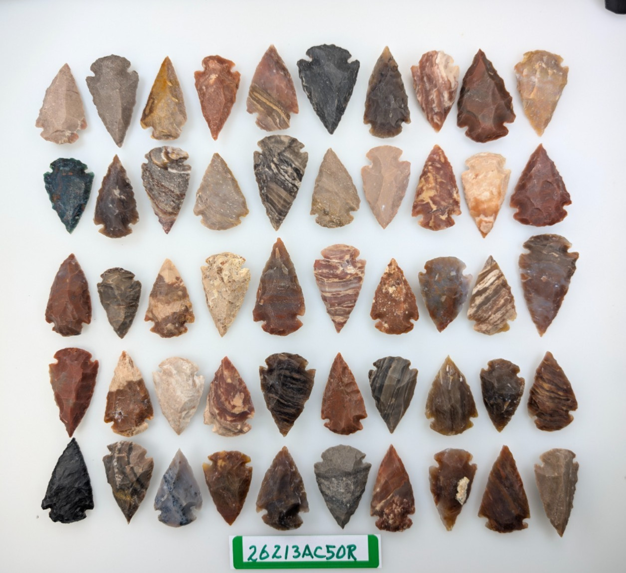 50 Piece Arrowheads - Bow Points - Pow-Wow - Deco - Jewelry - Random Selection 50 Piece Arrowheads - Bow Points - Pow-Wow - Deco - Jewelry - Random Selection