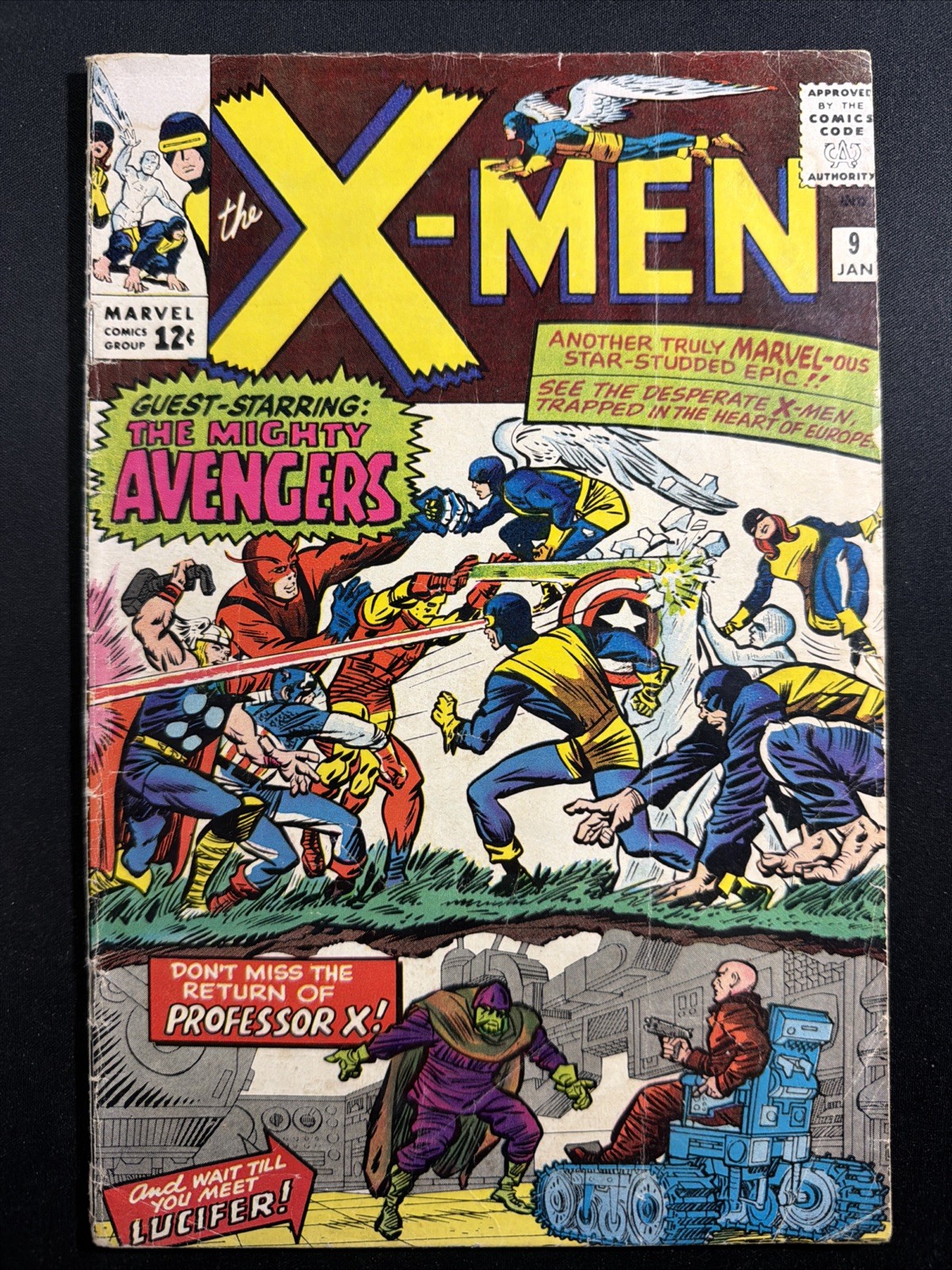 X-Men #9 1965 Marvel Comics 1st Print Silver Age Comic Good/VG *A18