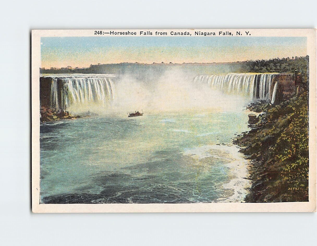 Postcard Horseshoe Falls Niagara Falls Ontario Canada