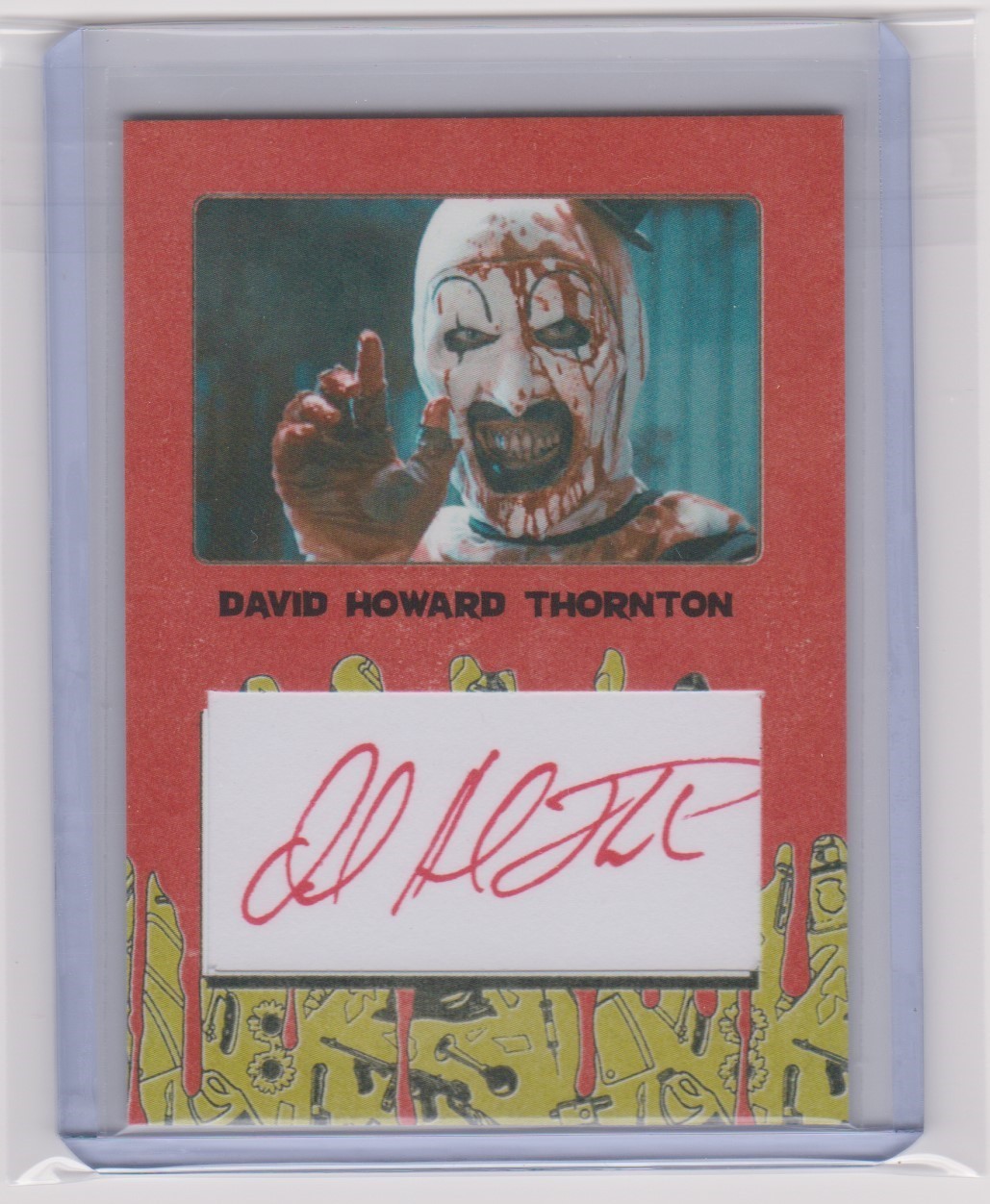 2026 Fright-Rags TERRIFIER 2 Autograph Auto DAVID HOWARD THORNTON - 50 made (B)