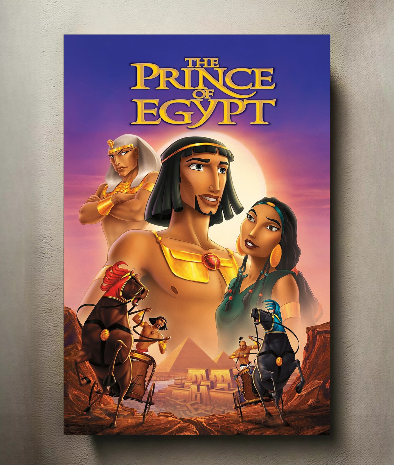 The Prince of Egypt 8x12 Metal Movie Poster Sign