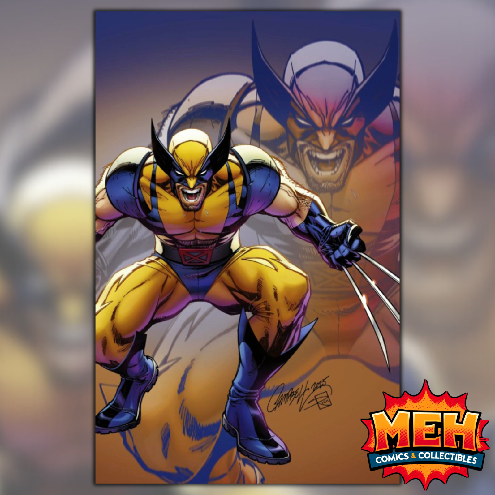 Wolverine #12 - J Scott Campbell - 1:100 Virgin Variant - Just Spectacular Wolverine #12 - J Scott Campbell - 1:100 Virgin Variant - Just Spectacular