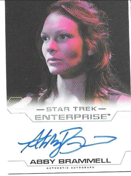 Star Trek Enterprise Season 4 Abby Brammell as Persis Autograph Auto