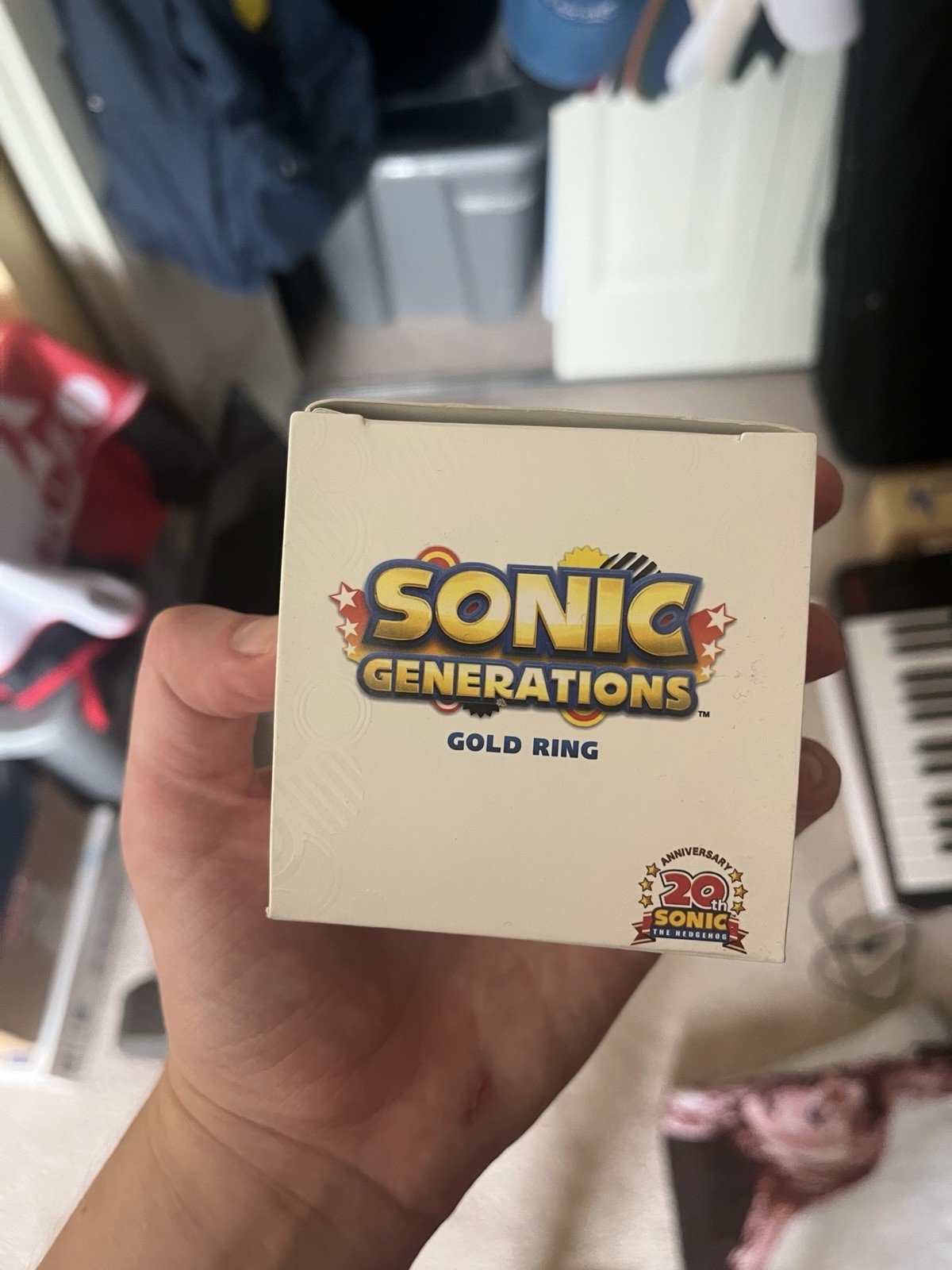 SEGA Sonic Generations White World Ring 20th Anniversary Collectible SEGA Sonic Generations White World Ring 20th Anniversary Collectible