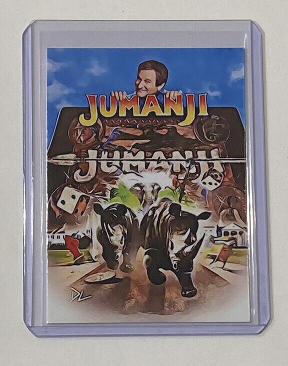 Jumanji Limited Edition Artist Signed Robin Williams Trading Card 1/10