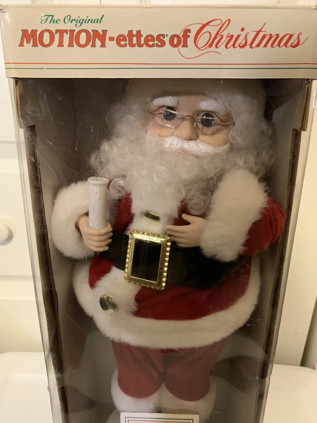 Vtg 1991 Telco Motionettes Christmas Santa Clause 26" tall Holiday Time No Move Vtg 1991 Telco Motionettes Christmas Santa Clause 26" tall Holiday Time No Move