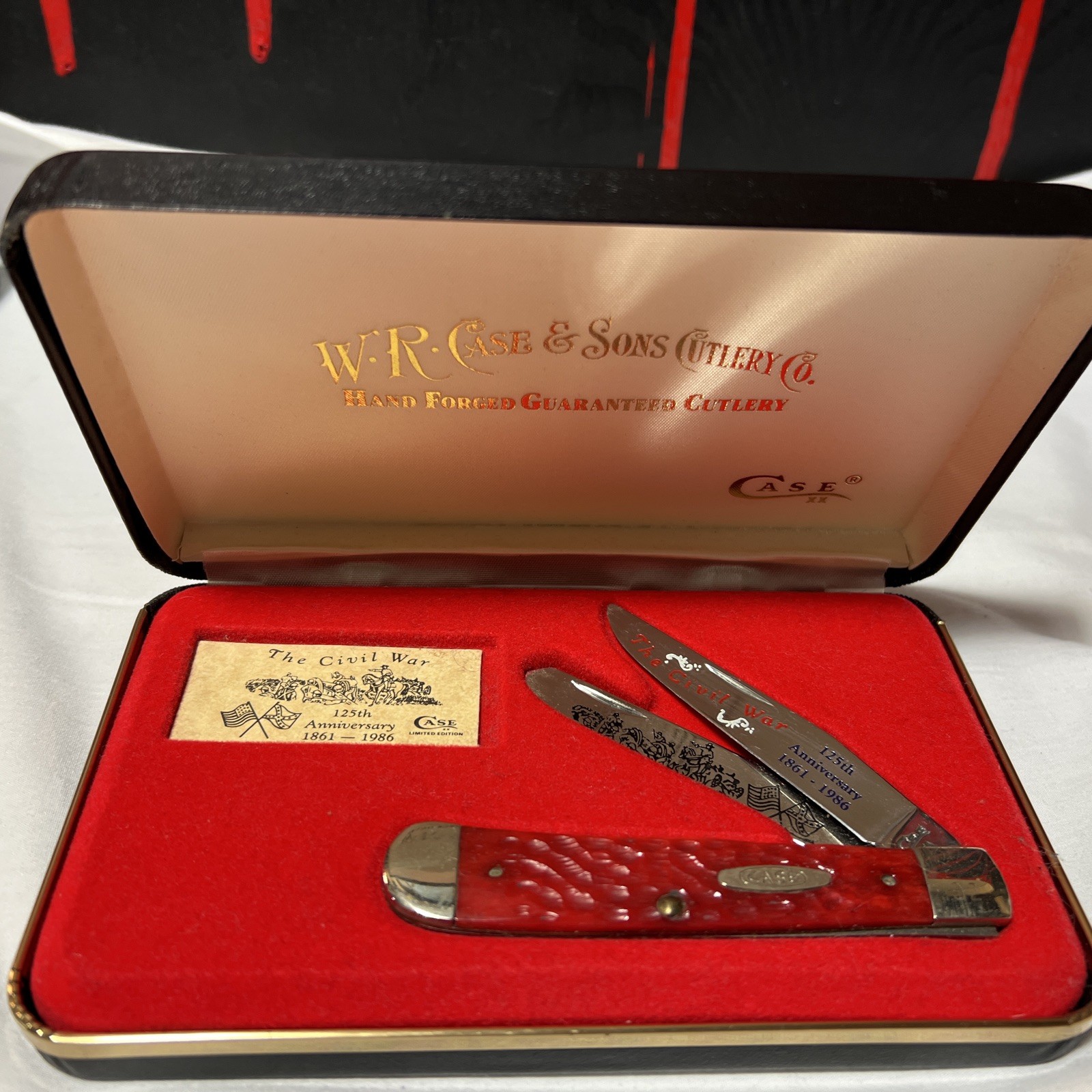 *RARE* CASE XX CIVIL WAR KNIFE 125th ANNIVERSARY