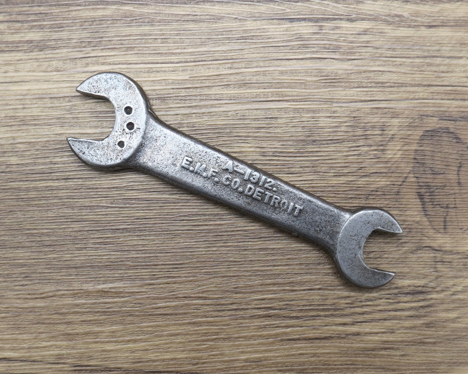 Rare Antique E.M.F. Co., Detroit Veteran Motor Car Spanner/Wrench. 1909-1912 EMF Rare Antique E.M.F. Co., Detroit Veteran Motor Car Spanner/Wrench. 1909-1912 EMF