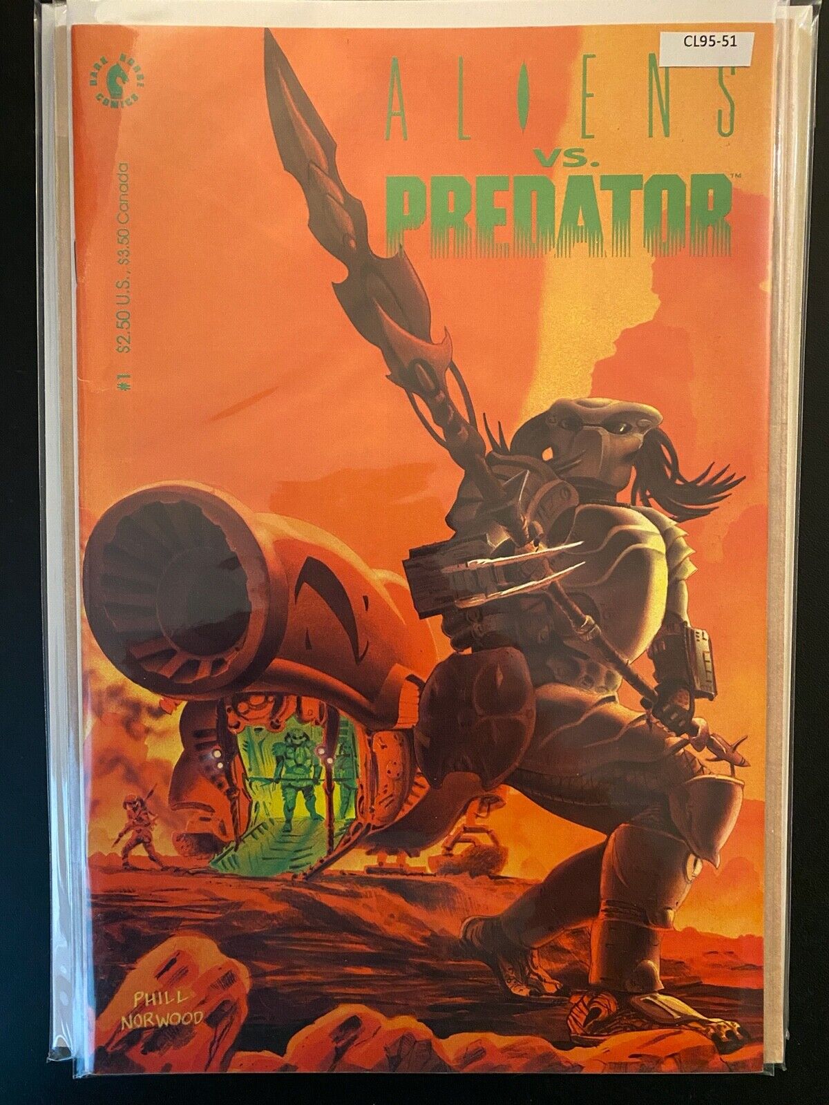 Aliens vs Predator #1 1990 High Grade 9.4 Dark Horse Comic Book B85-13