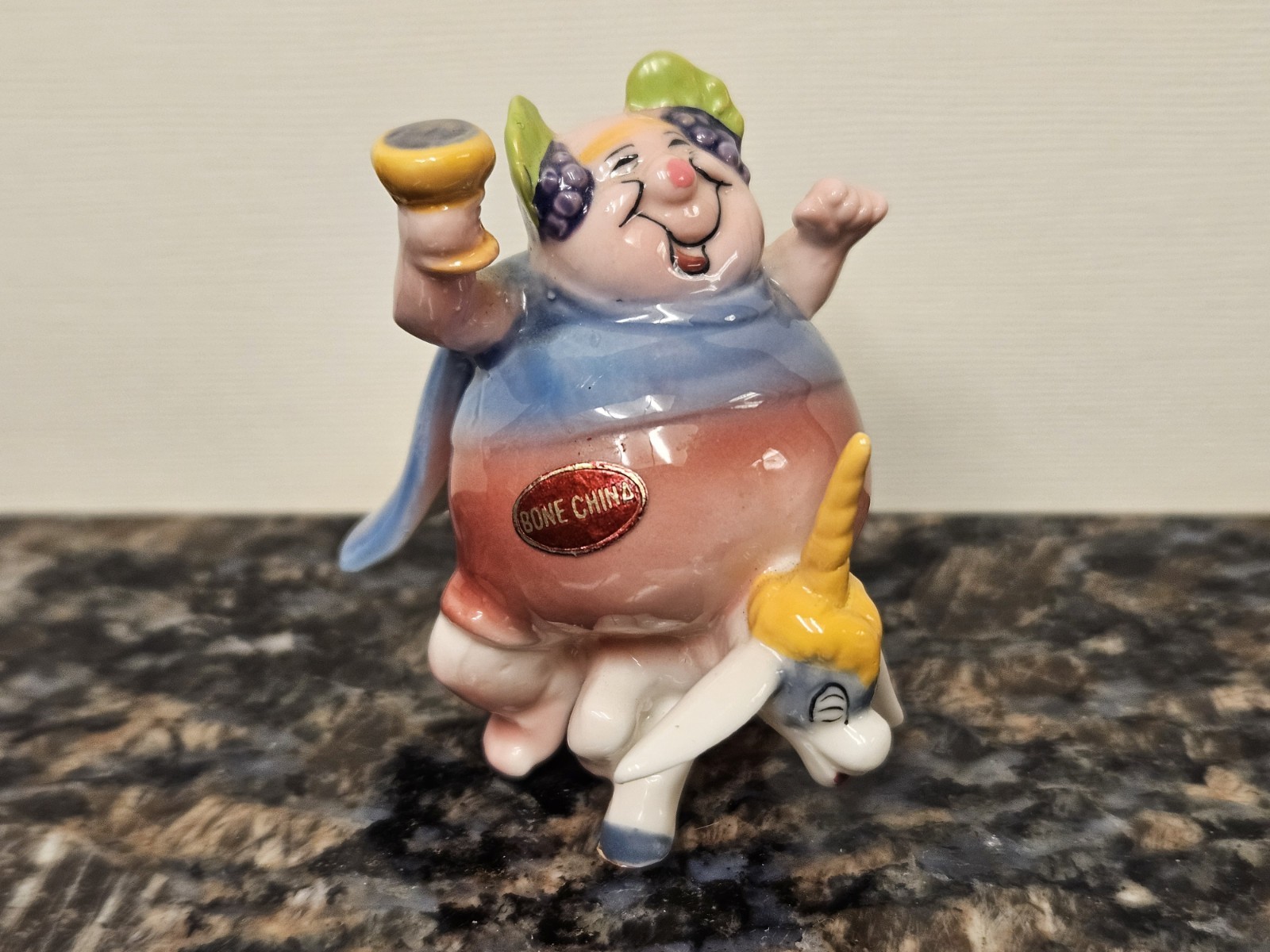 RARE Vintage Hagen-Renaker Bacchus on Jacchus from Disney's Fantasia - EX Cond