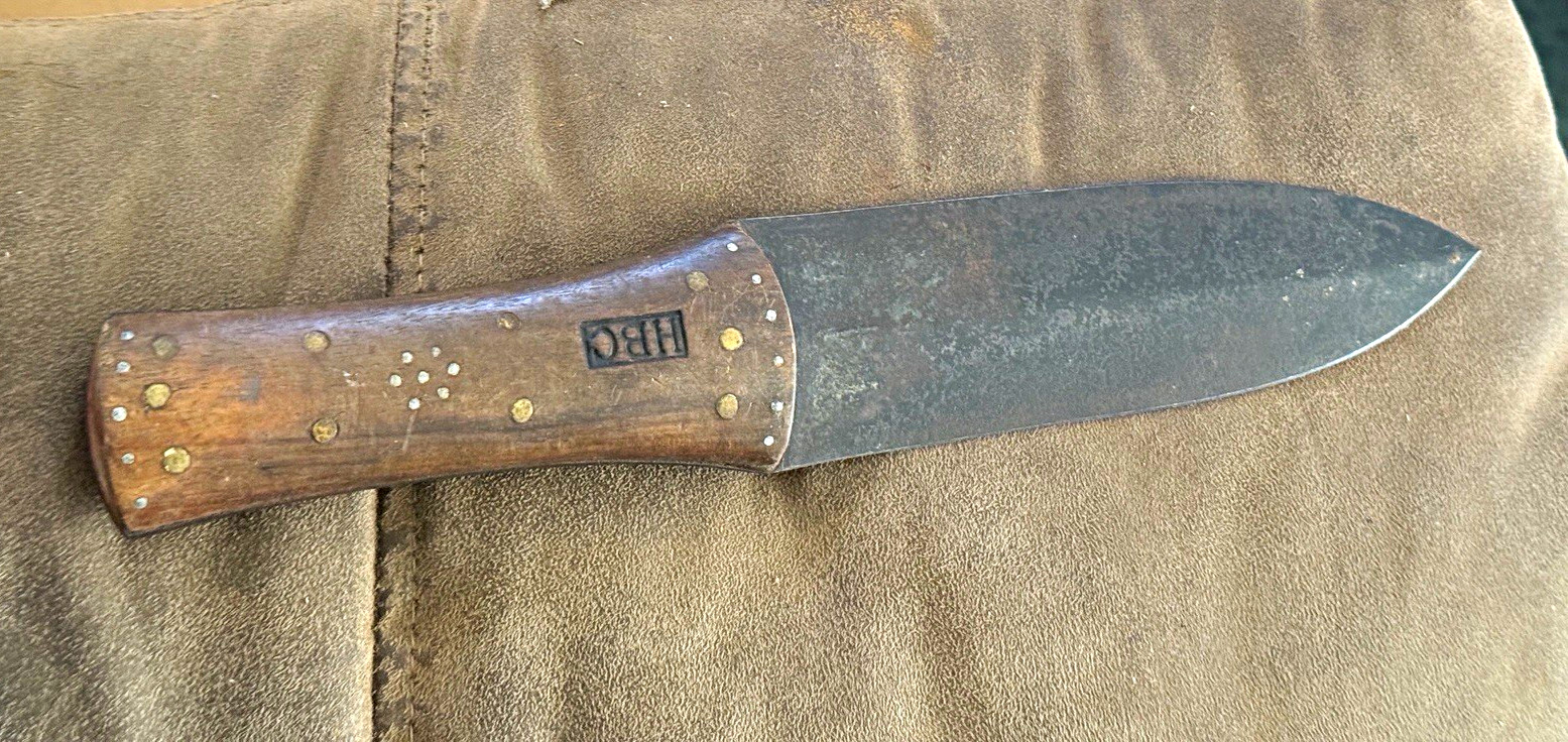Original Hudson’s Bay Company Indian Dag Knife Fur Trade Era Huron Tribe 1800’s
