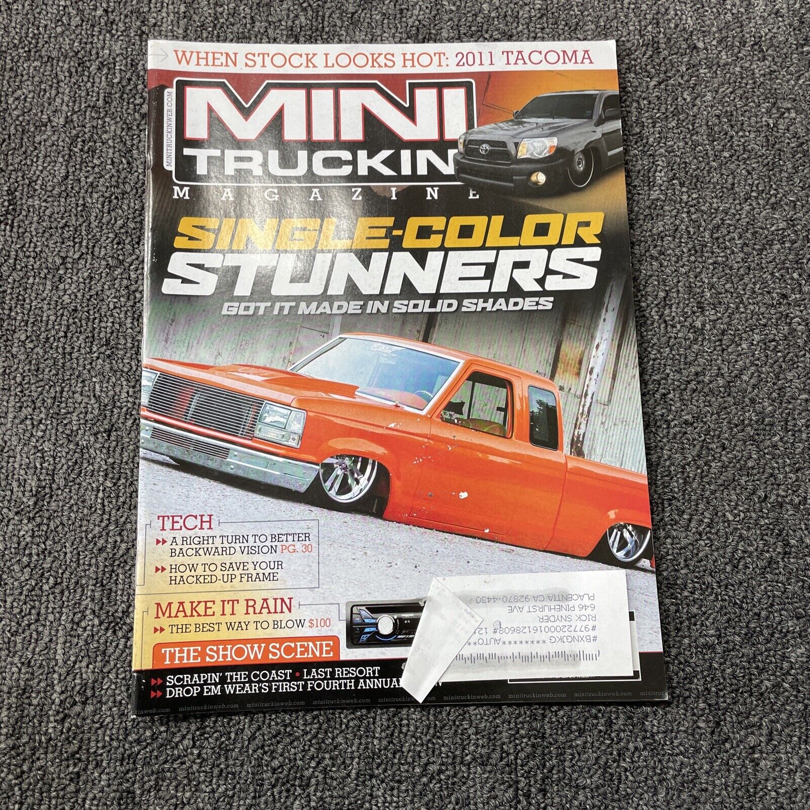 Mini Truckin' Magazine ~ November 2012 Volume 26 Number 11 Minitruckin Trucking