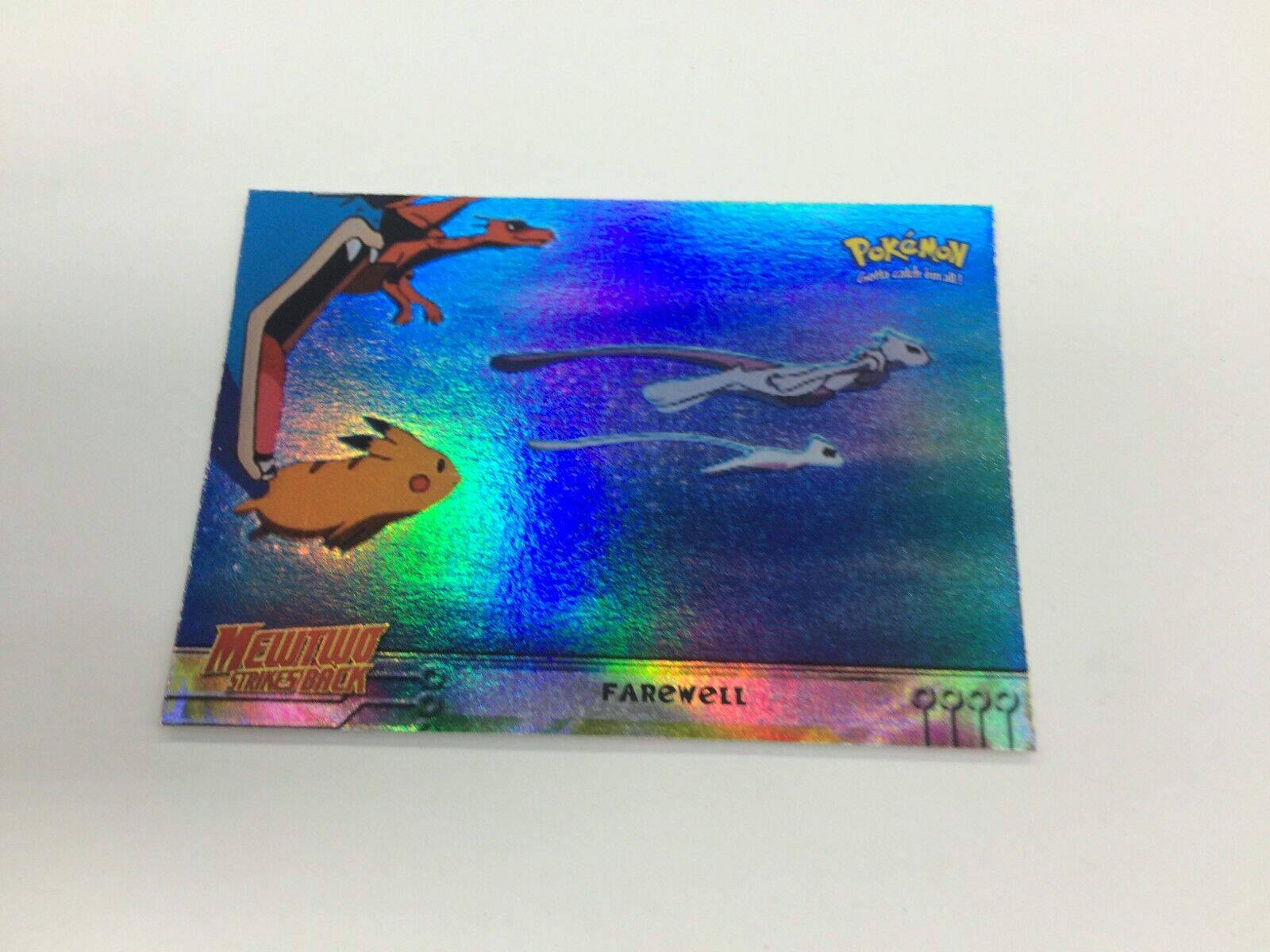 1999 TOPPS POKEMON FIRST MOVIE TRADING CARD HOLOFOIL CARD #39 FAREWELL