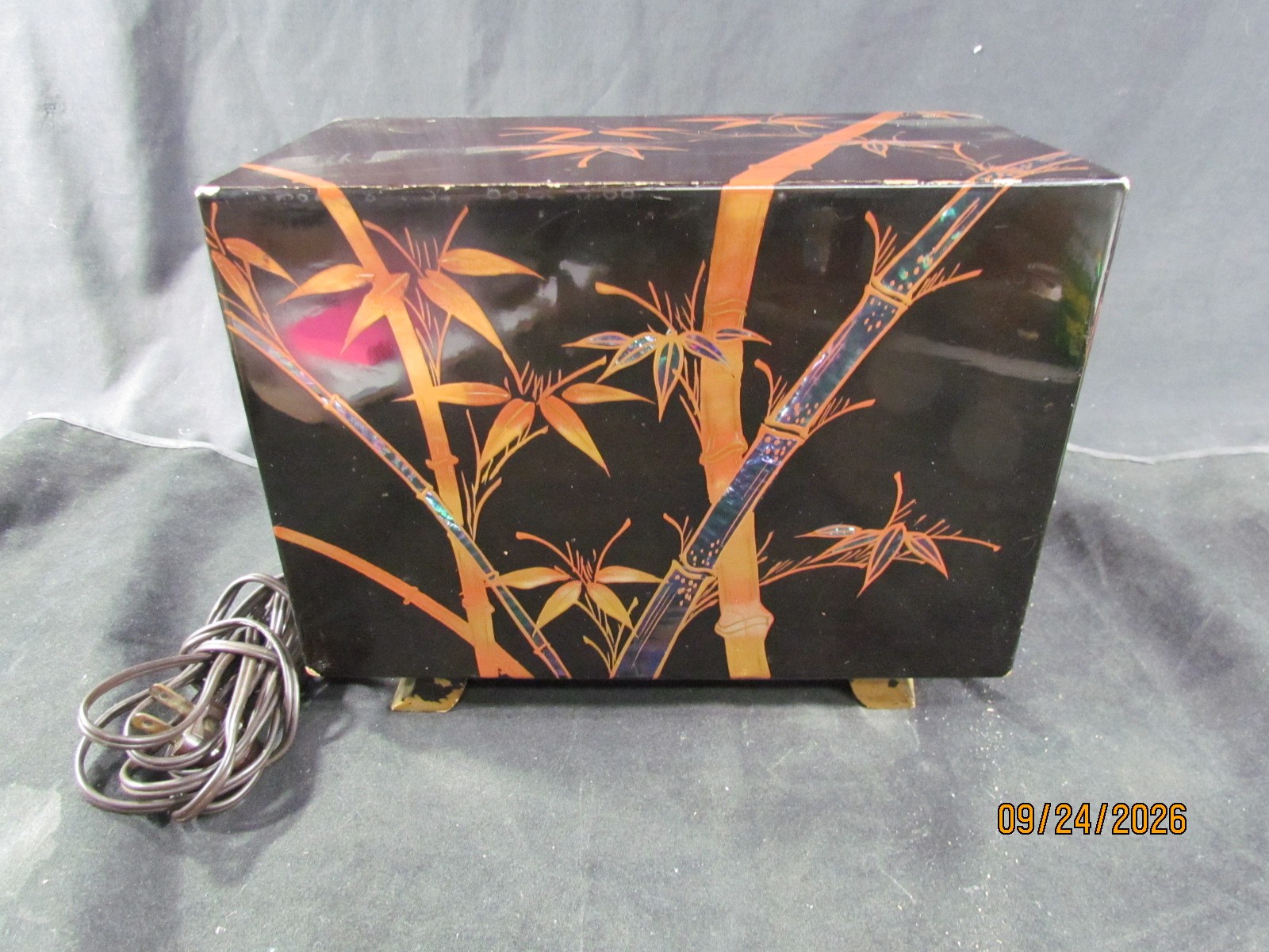 Vintage Sharp PF-116 Pagoda Tube Radio Occupied Japan 1948 All American 5 Works