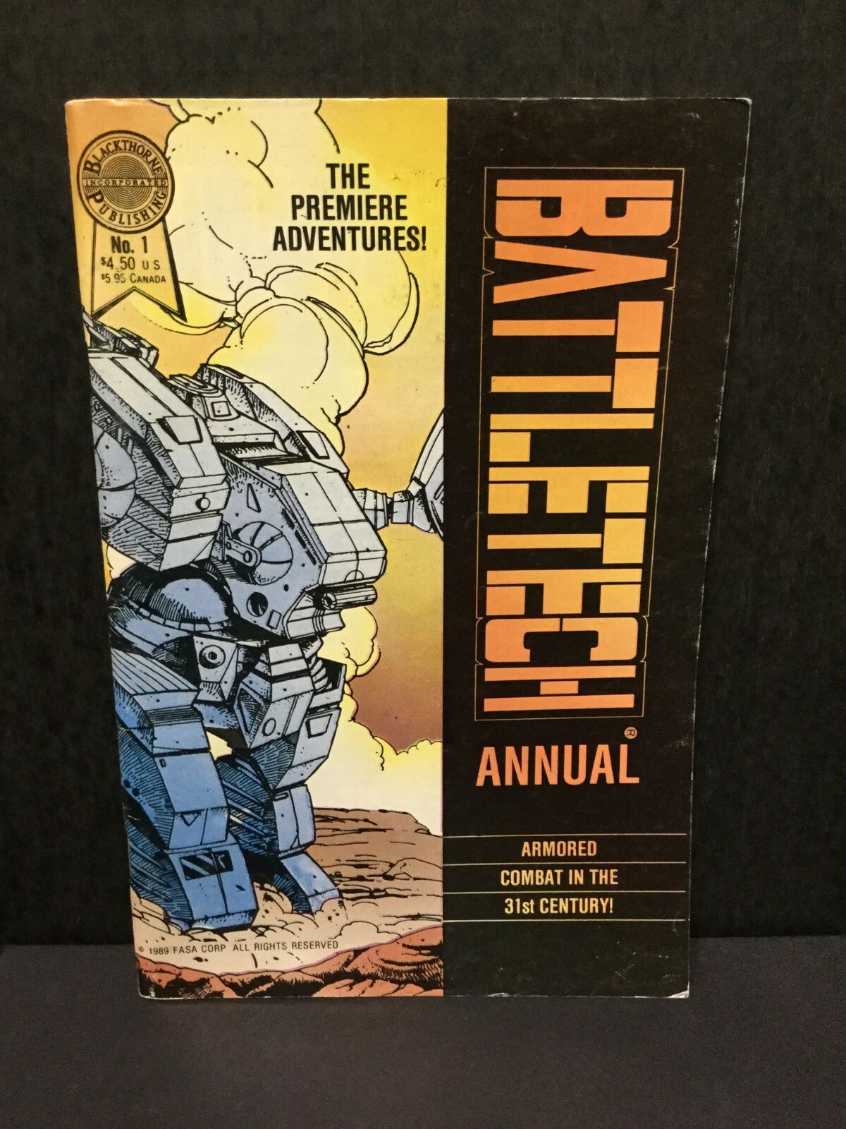 BATTLETECH Annual #1 1989 The Premier Adventures Blackthorne BATTLETECH Annual #1 1989 The Premier Adventures Blackthorne