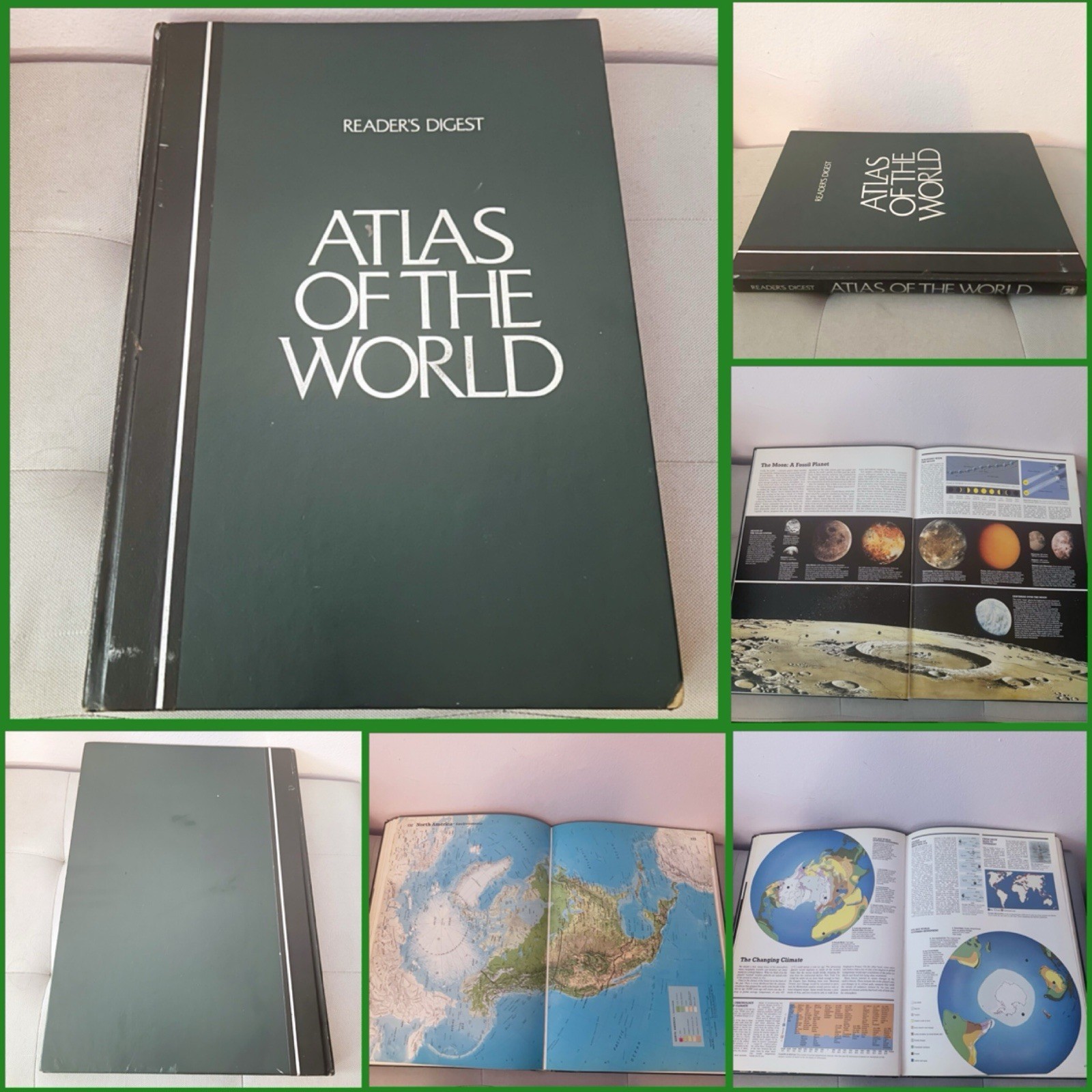 Vintage Reader’s Digest Atlas Of The World Book 1987 Hardcover Vintage Reader’s Digest Atlas Of The World Book 1987 Hardcover