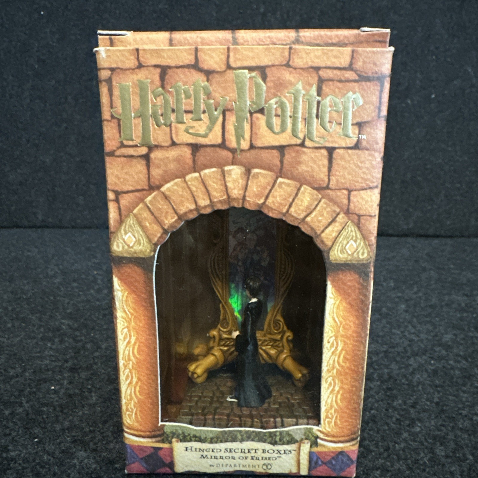 Vtg 2001 RARE Harry Potter MIRROR OF FRISED Hinged Secret Boxes Dept 56 Vtg 2001 RARE Harry Potter MIRROR OF FRISED Hinged Secret Boxes Dept 56