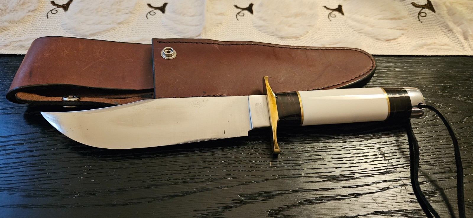 Vintage Mega Rare Northwoods Bowie Knife Dave Shirley Custom 2002 Vintage Mega Rare Northwoods Bowie Knife Dave Shirley Custom 2002
