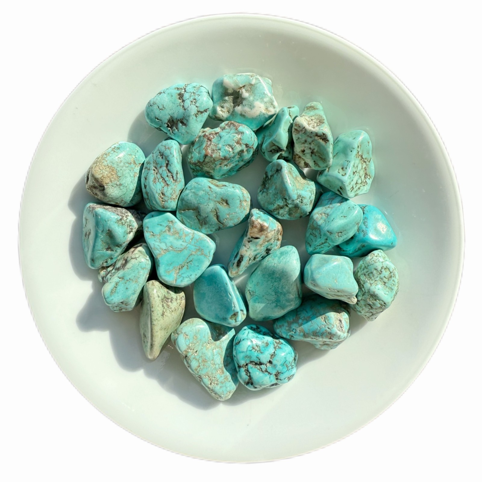 8OZ/1LB/2LB Turquoise Tumbled Stones, Middle Size (0.75-1.25in), Crystal Healing 8OZ/1LB/2LB Turquoise Tumbled Stones, Middle Size (0.75-1.25in), Crystal Healing