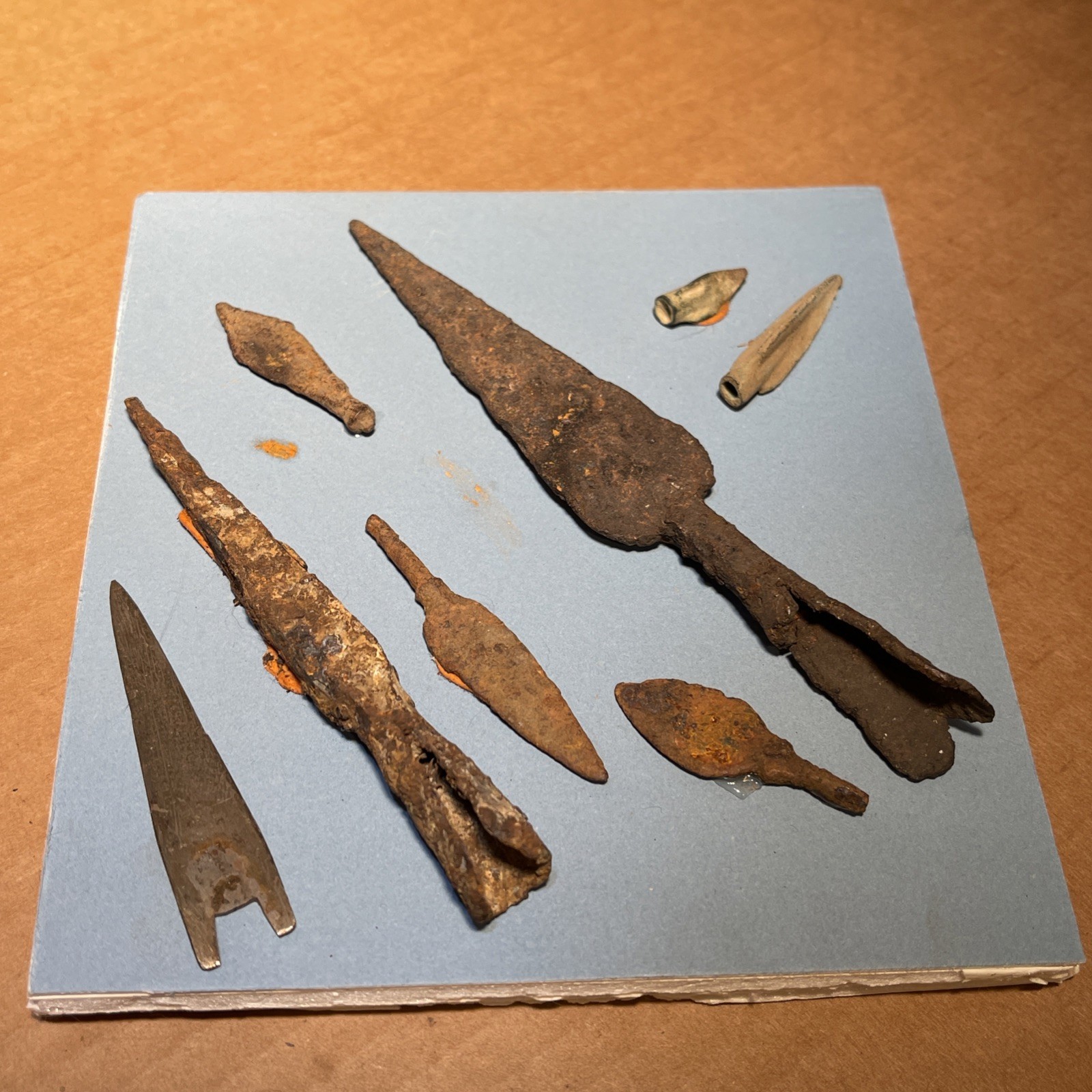 Michigan Native Arrowheads Spearheads Points Collection Of Artifacts Michigan Native Arrowheads Spearheads Points Collection Of Artifacts