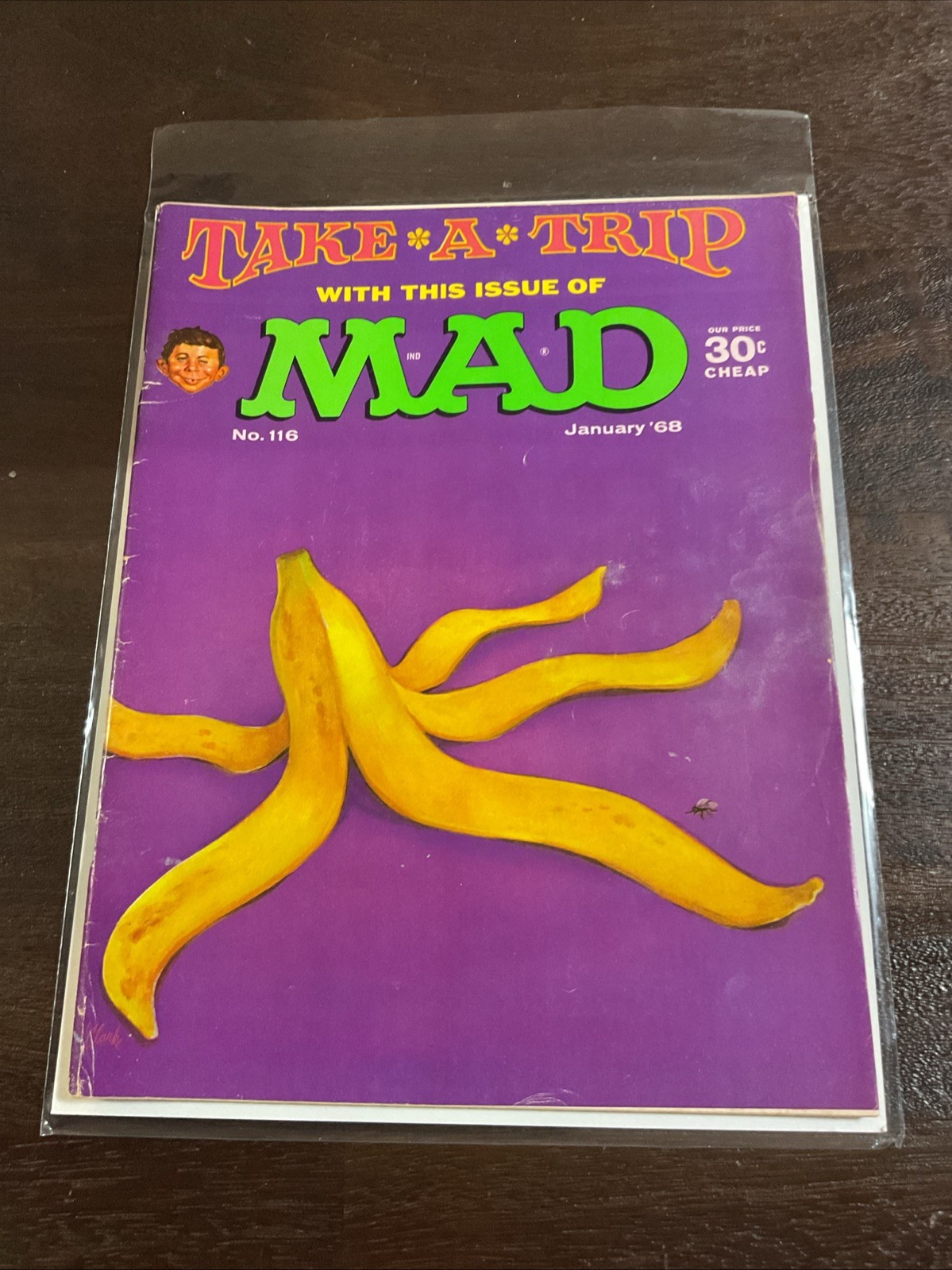 Vintage MAD Magazine 1968 #116 F Norman Mingo Cover Sesame Street, Love Story Vintage MAD Magazine 1968 #116 F Norman Mingo Cover Sesame Street, Love Story